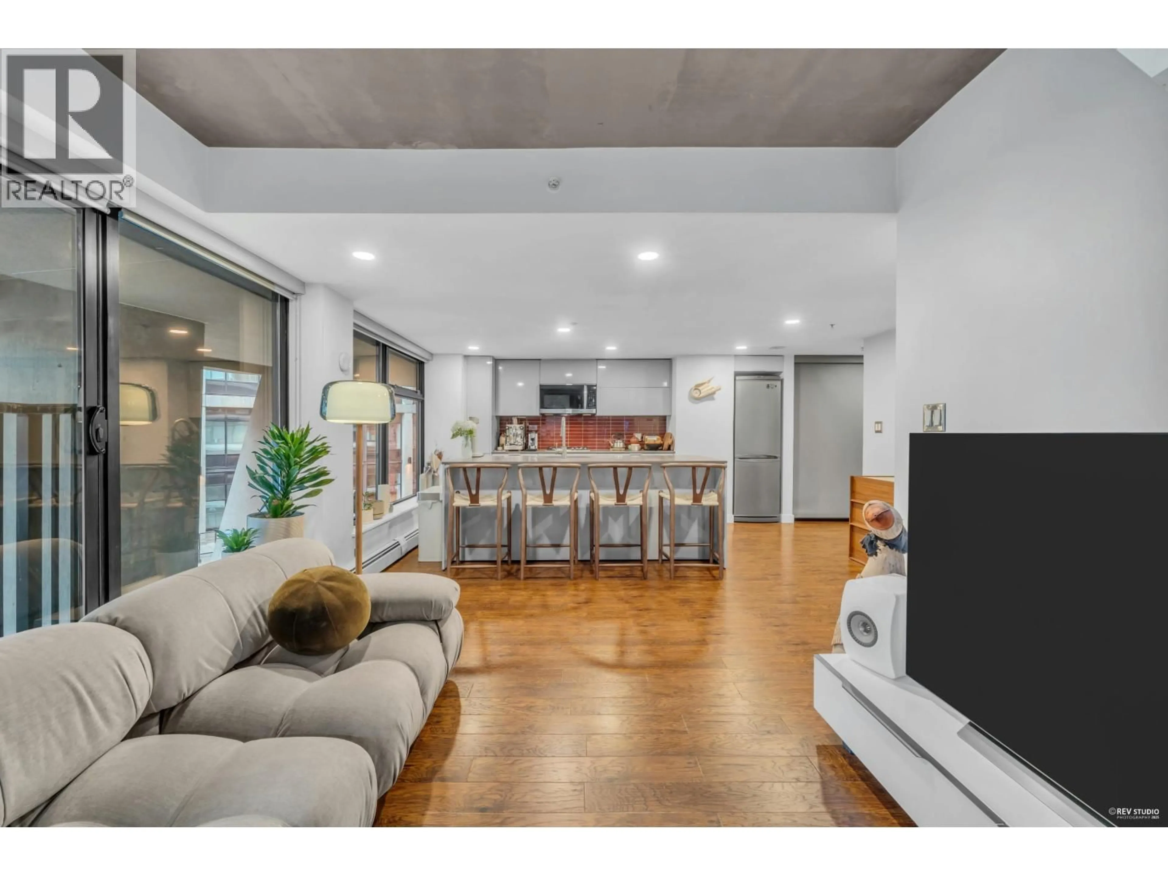 Open concept kitchen, unknown for 605 - 128 CORDOVA STREET, Vancouver British Columbia V6B0E6