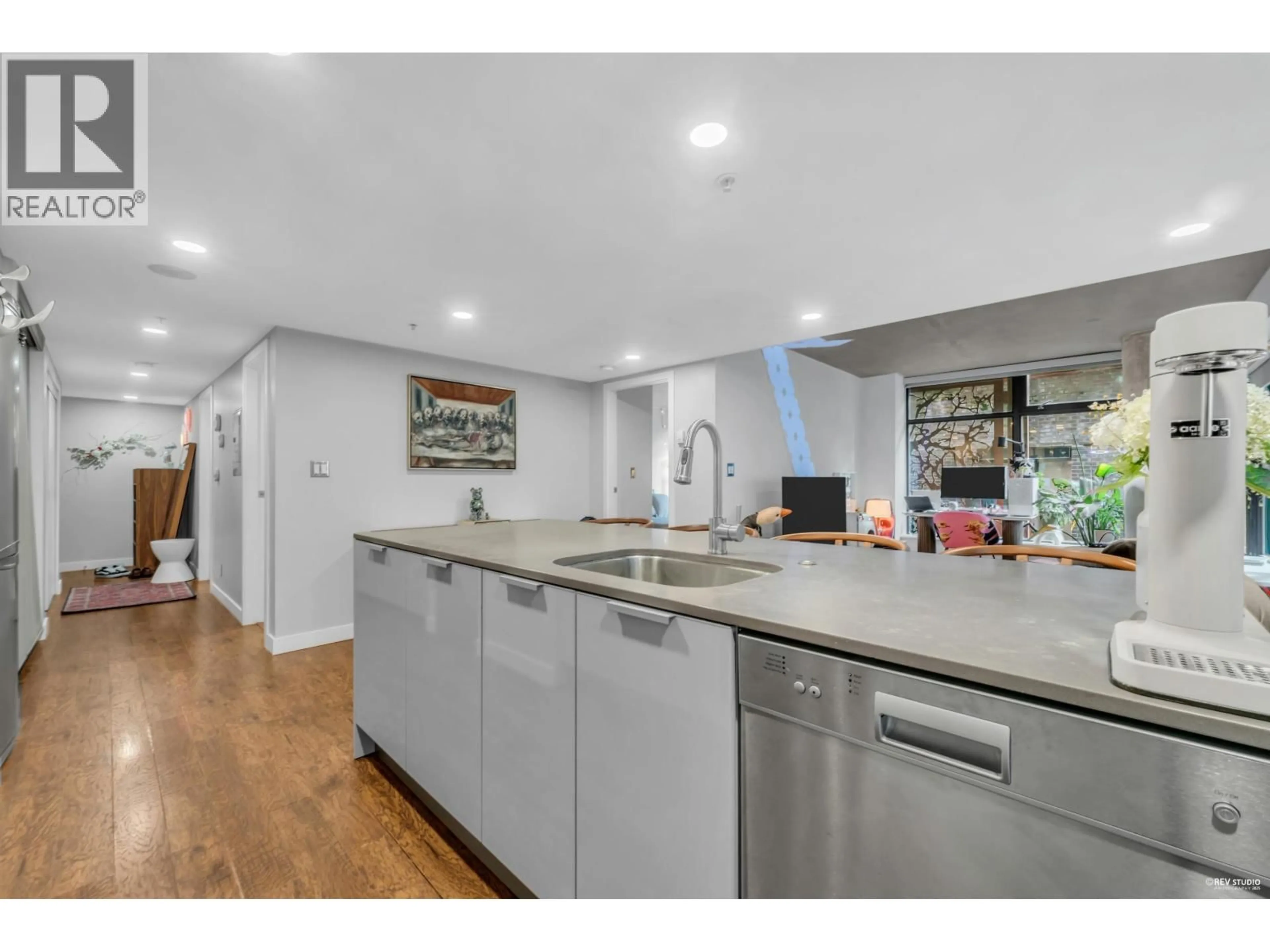 Open concept kitchen, unknown for 605 - 128 CORDOVA STREET, Vancouver British Columbia V6B0E6