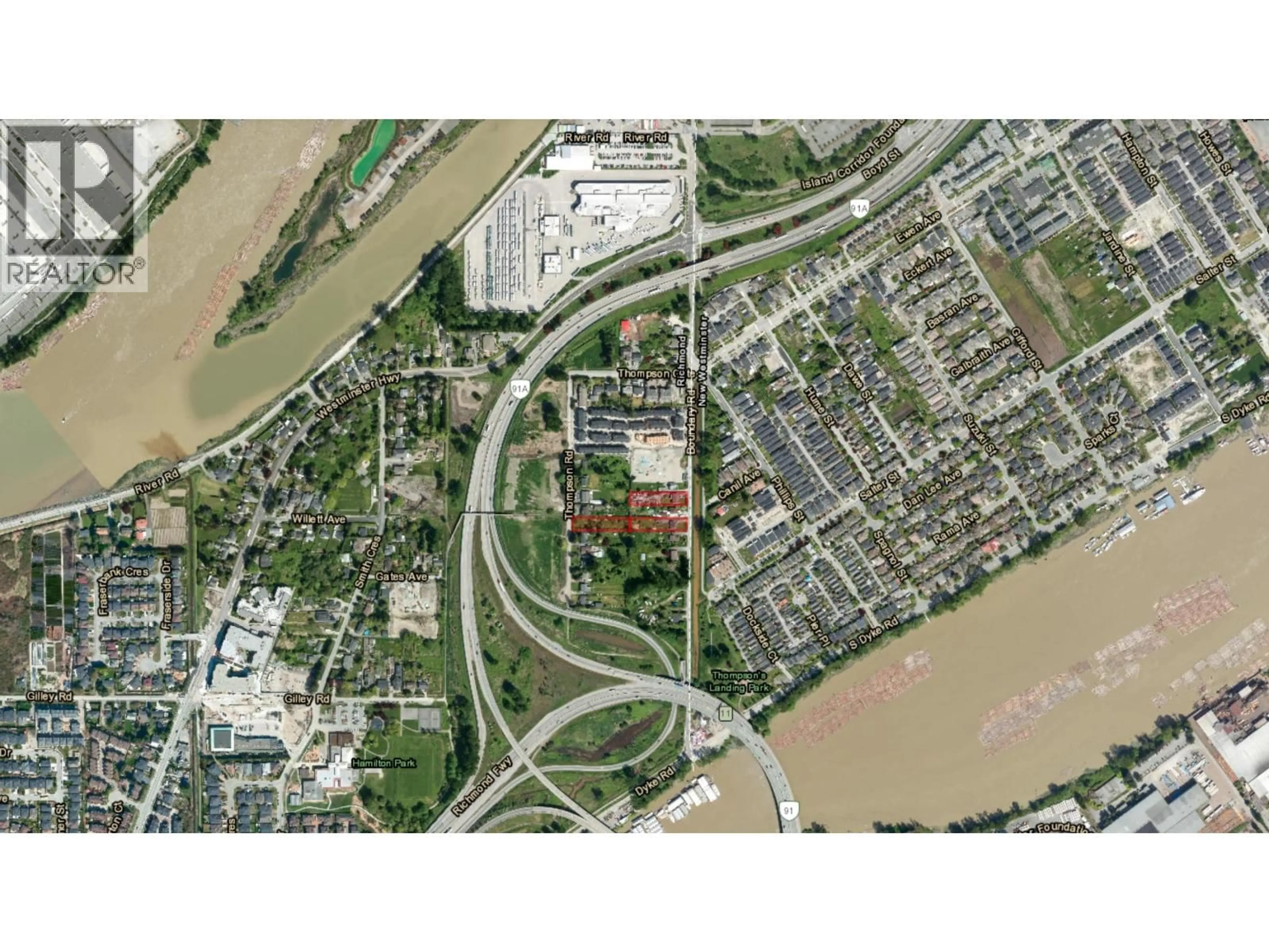 Picture of a map for 4531 BOUNDARY ROAD, Richmond British Columbia V6V1T9