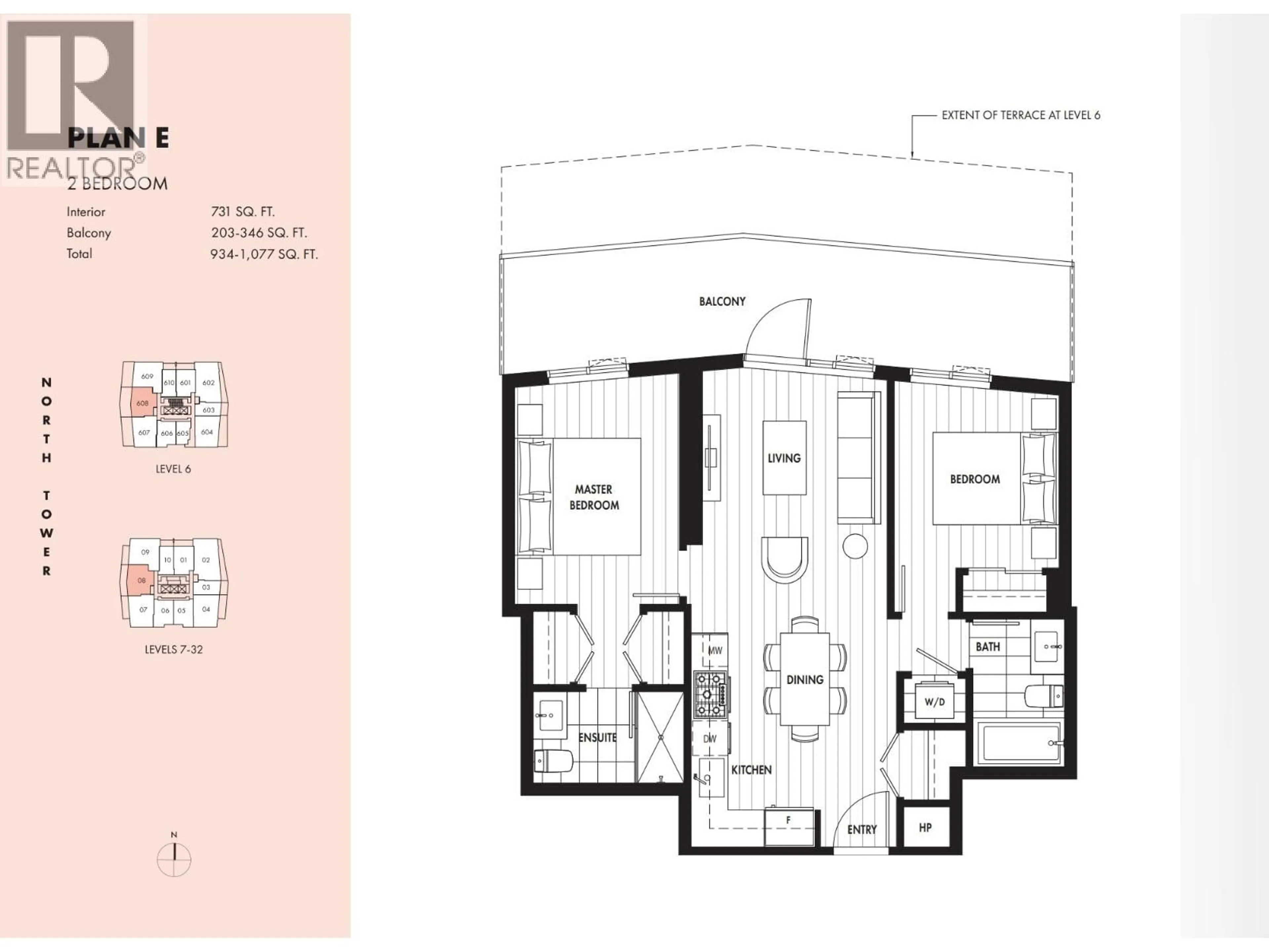 Floor plan for 2508 - 318 ALDERSON AVENUE, Coquitlam British Columbia V3K0J1