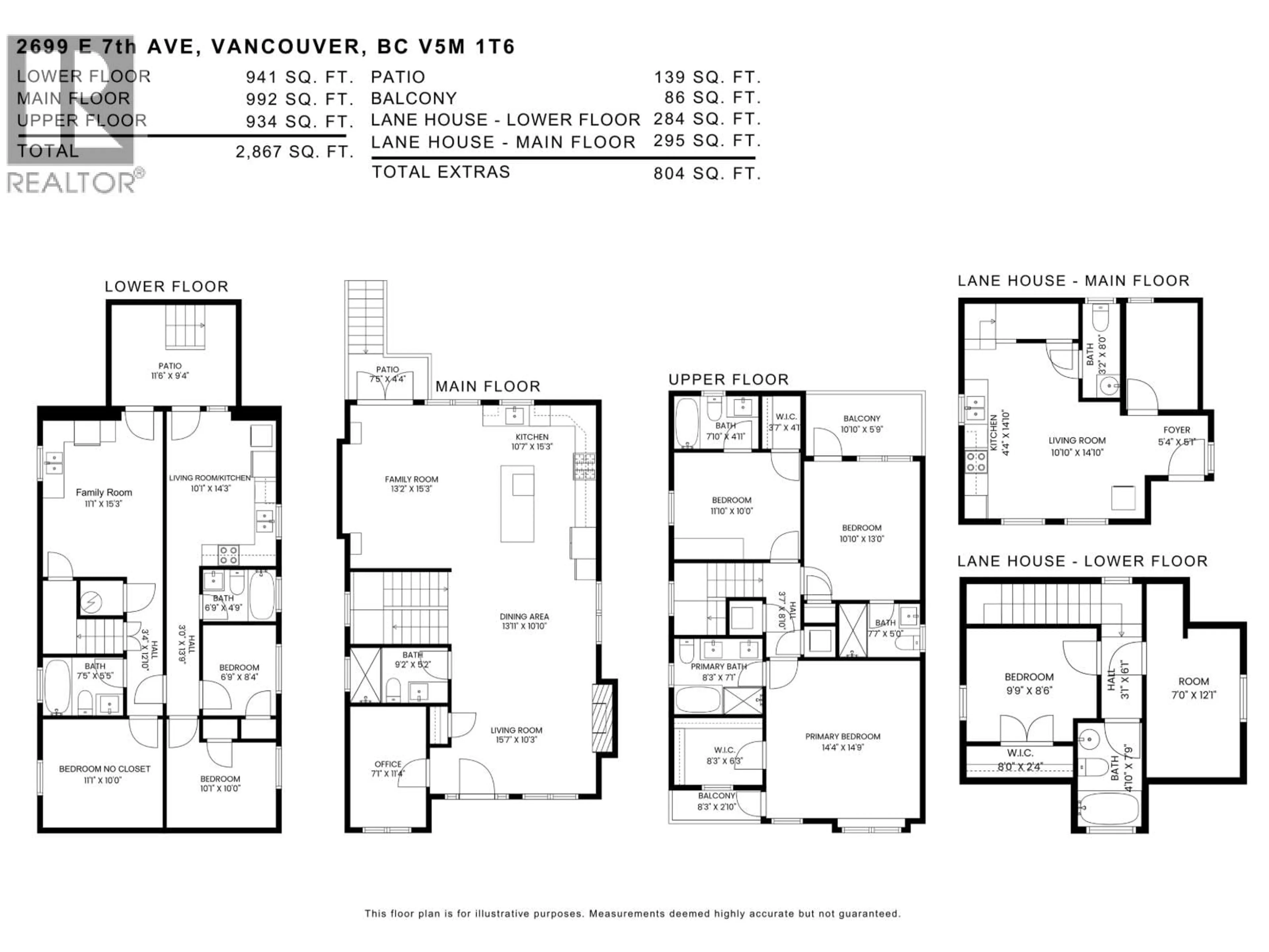 Floor plan for 2699 7TH AVENUE, Vancouver British Columbia V5M3E1