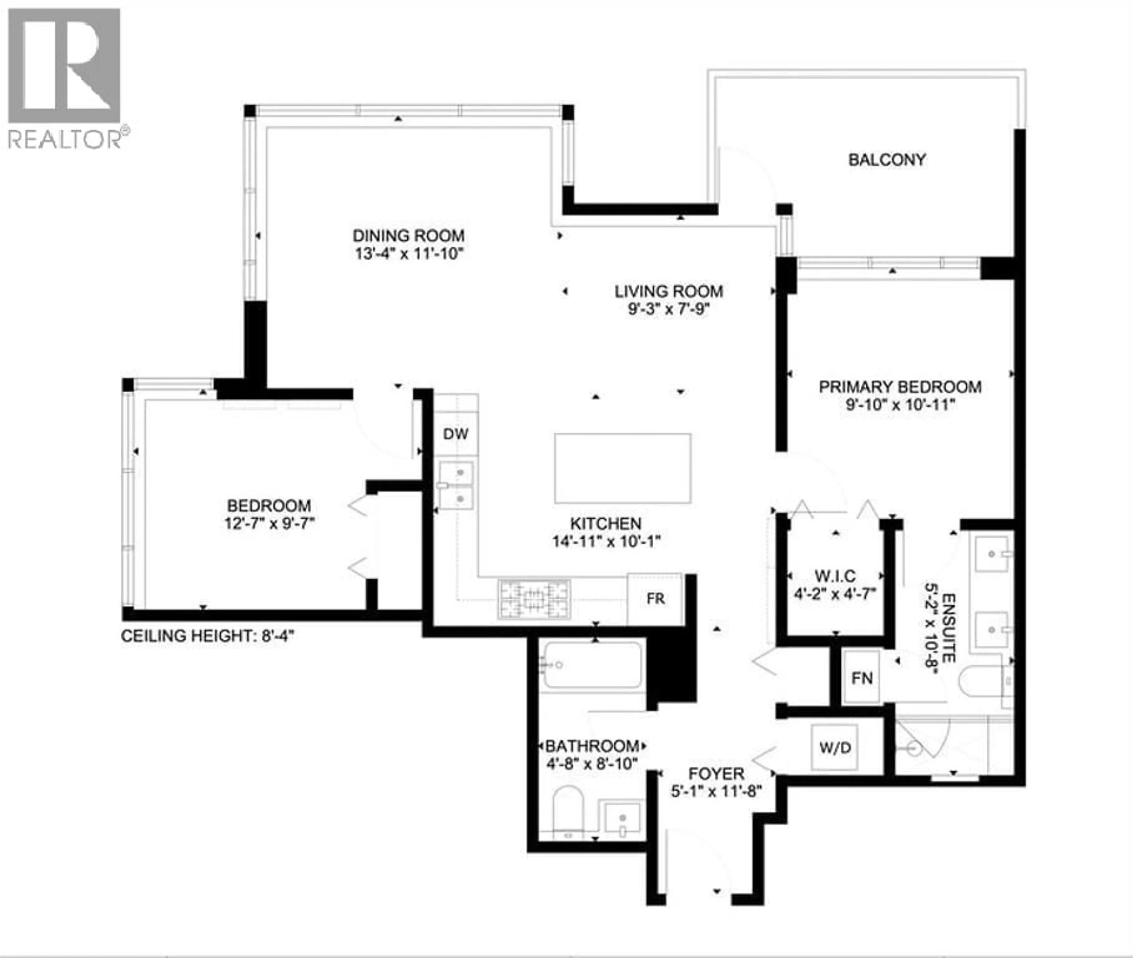 Floor plan for 2508 - 6700 DUNBLANE AVENUE, Burnaby British Columbia V5H0J3