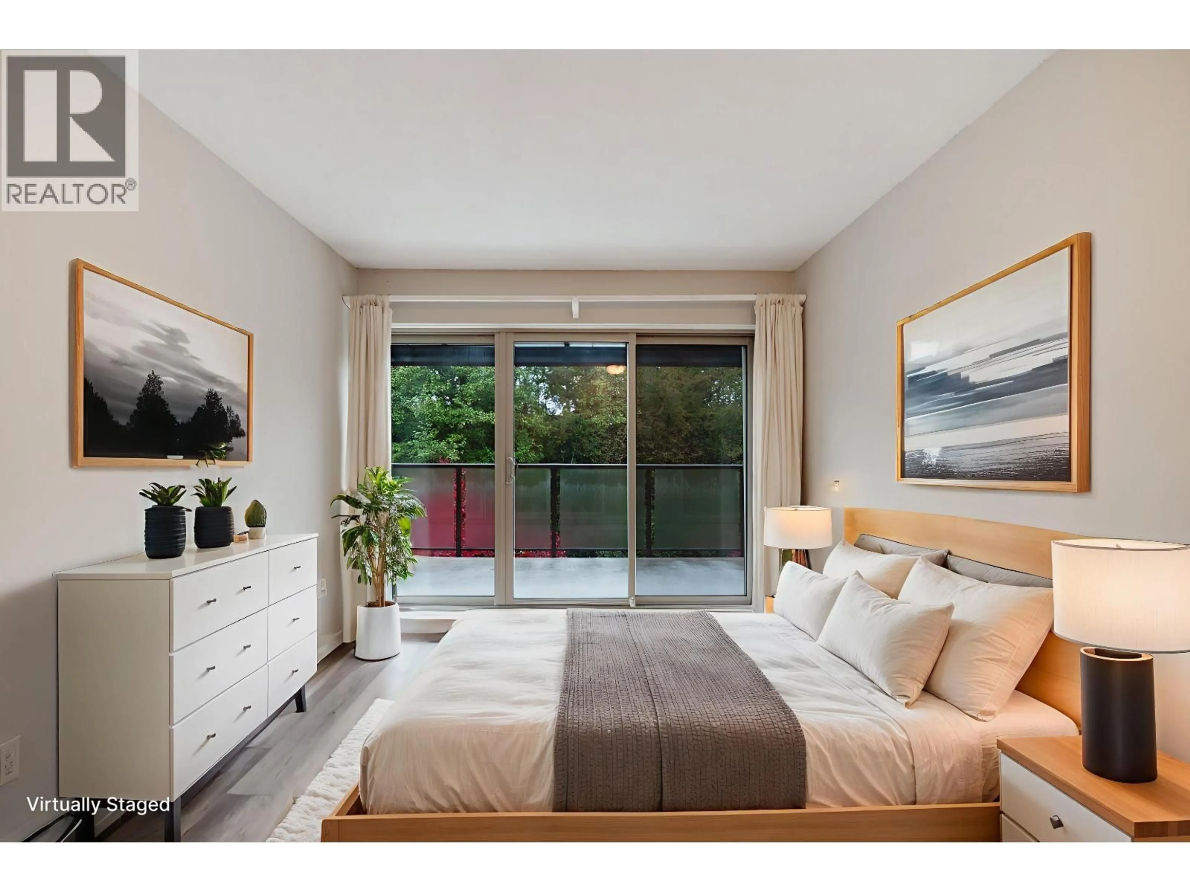 Bedroom with bed, unknown for 408 - 4373 HALIFAX STREET, Burnaby British Columbia V5C5Z2