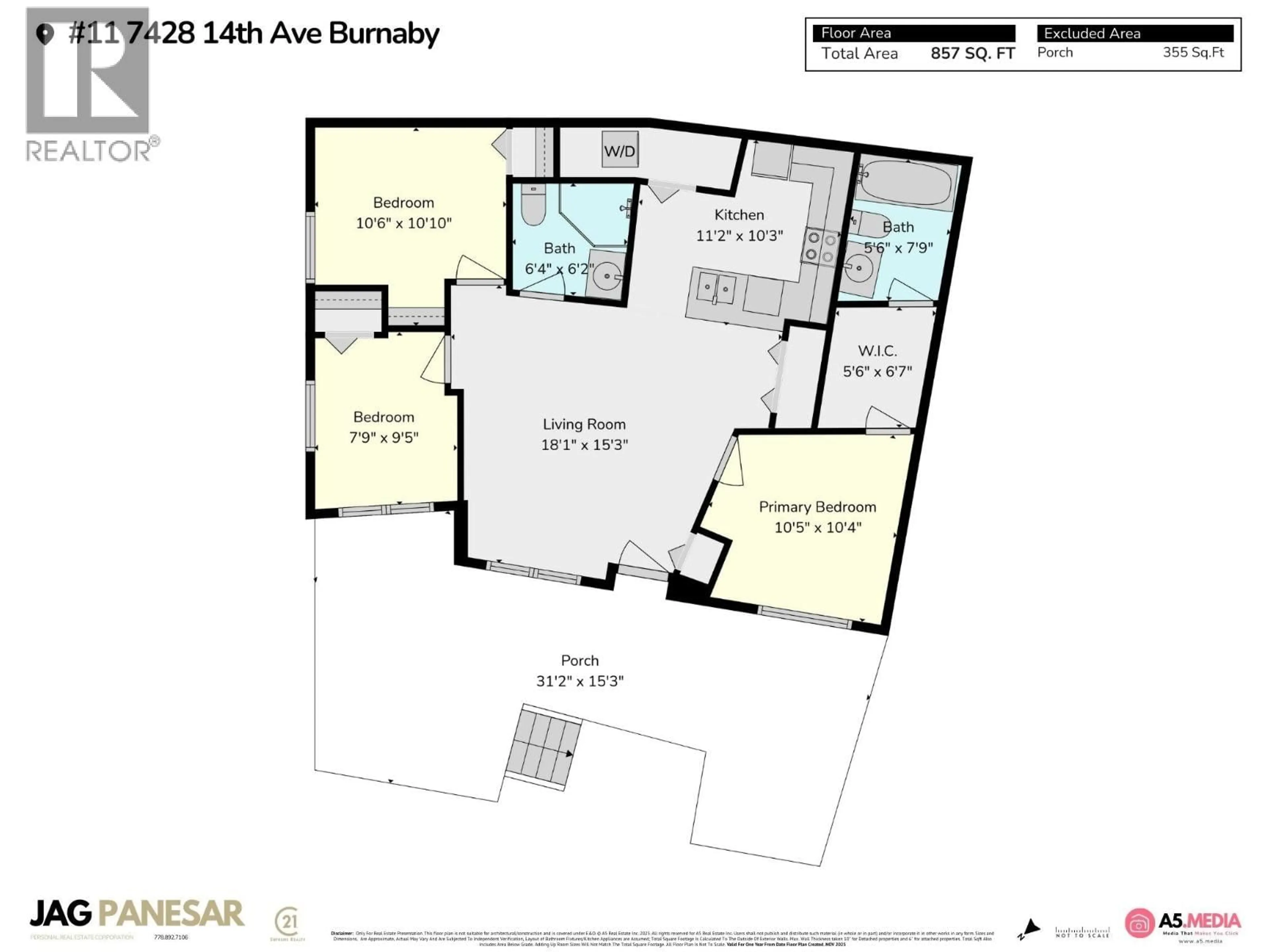 Floor plan for 11 - 7428 14TH AVENUE, Burnaby British Columbia V3N0C2