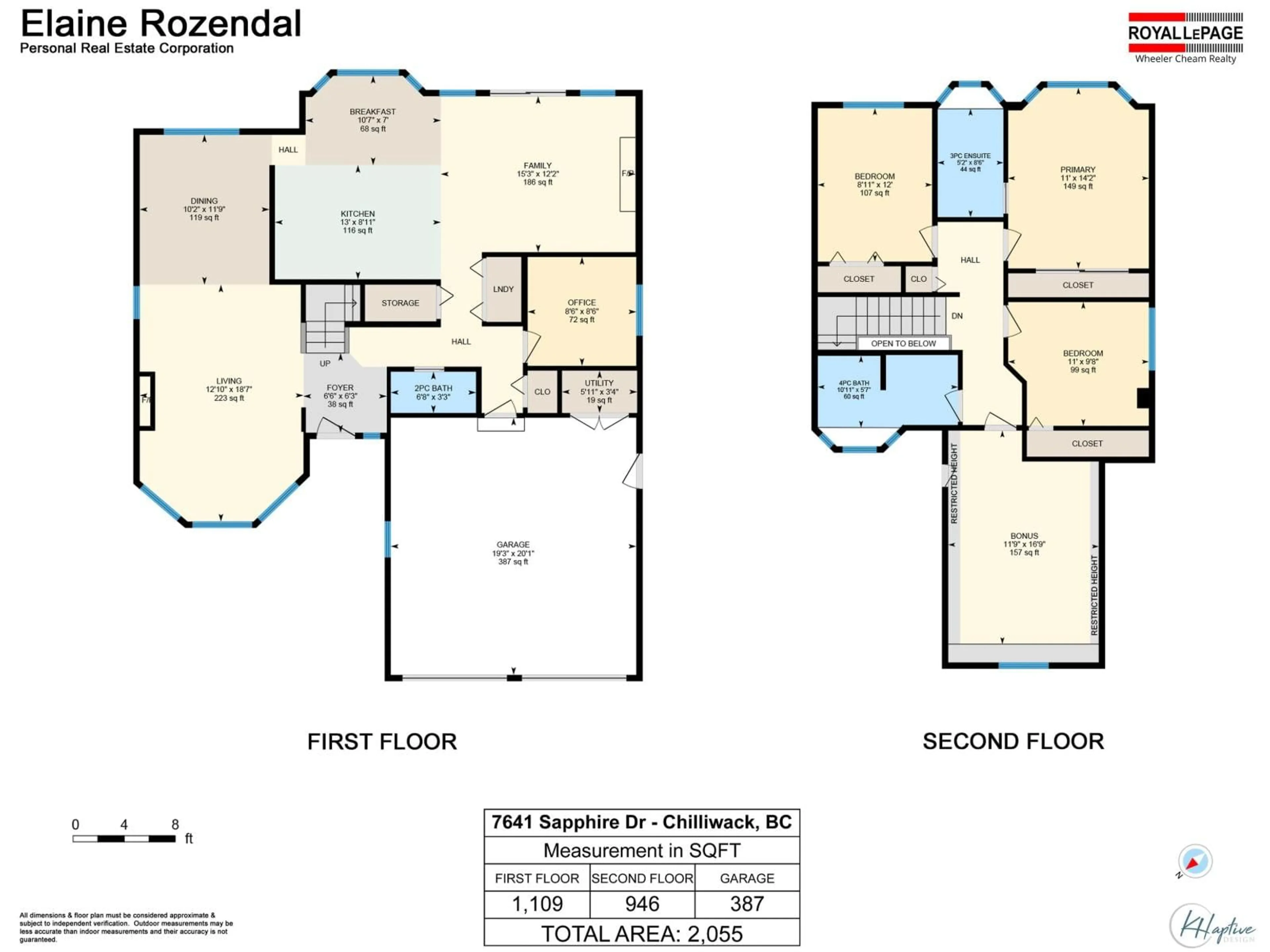 Floor plan for 7641 SAPPHIRE DRIVE, Chilliwack British Columbia V2R3A7