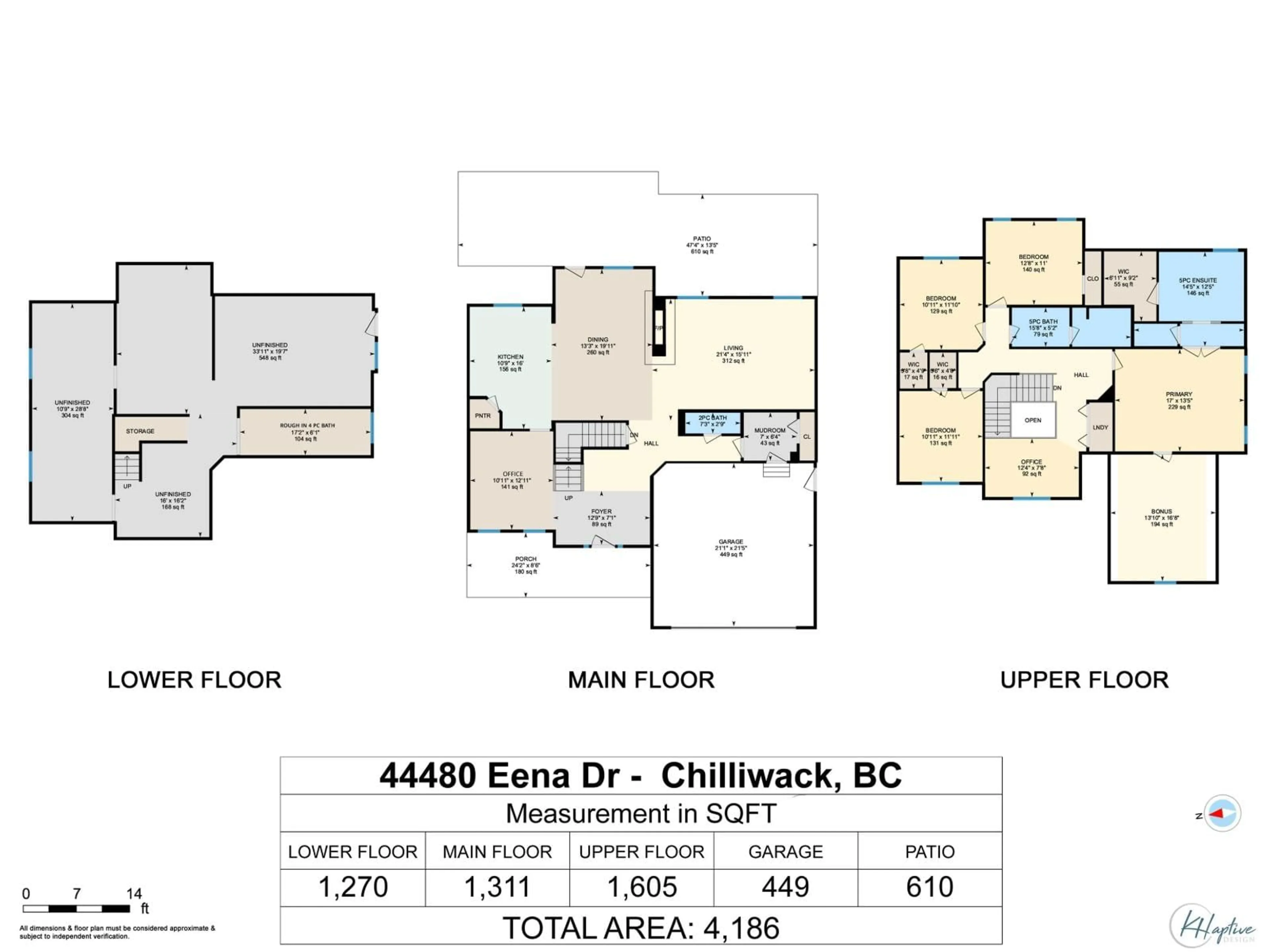 Floor plan for 44480 EENA DRIVE, Chilliwack British Columbia V2R5N5