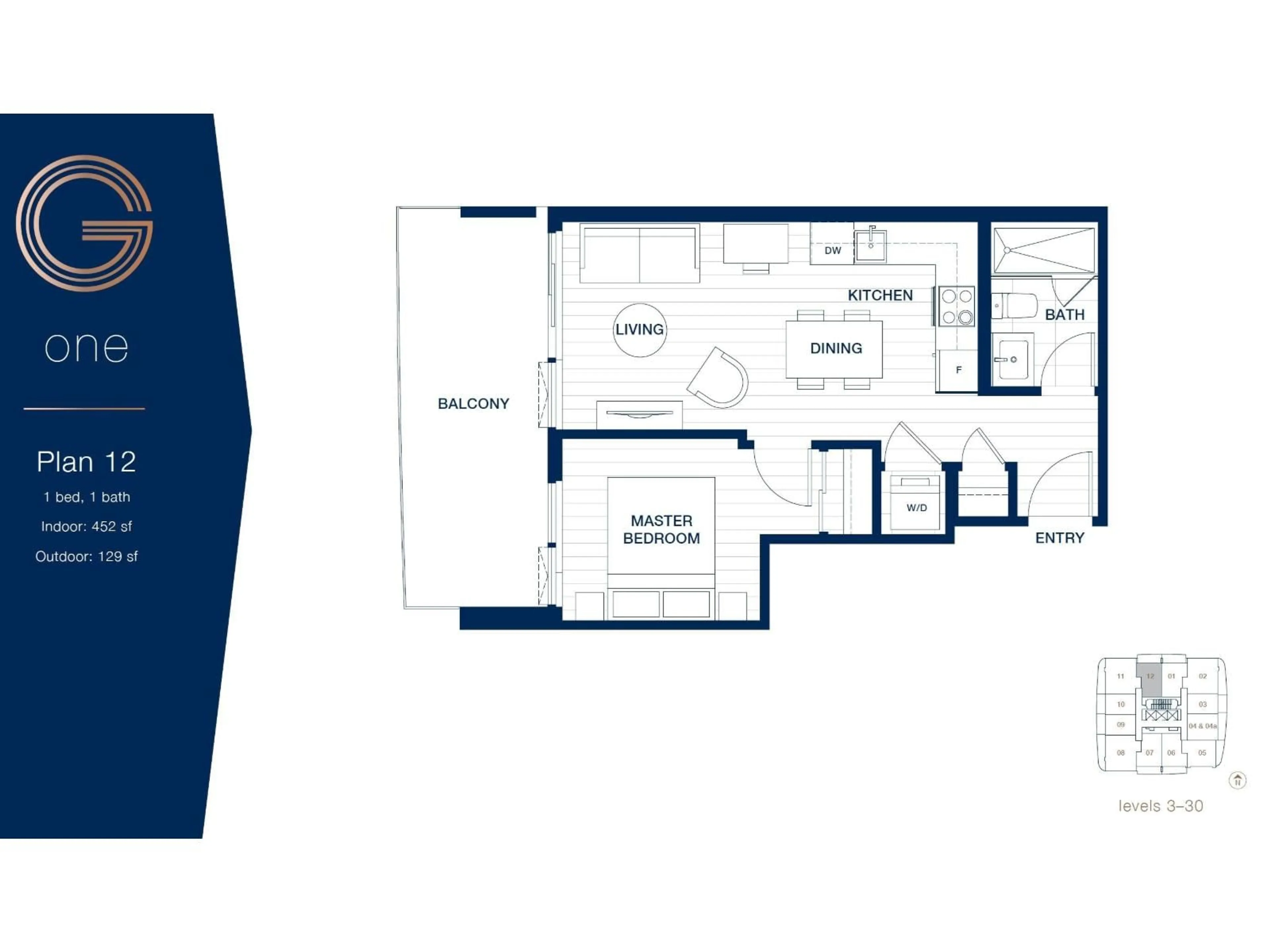 Floor plan for 912 - 13685 102, Surrey British Columbia V3T1N7