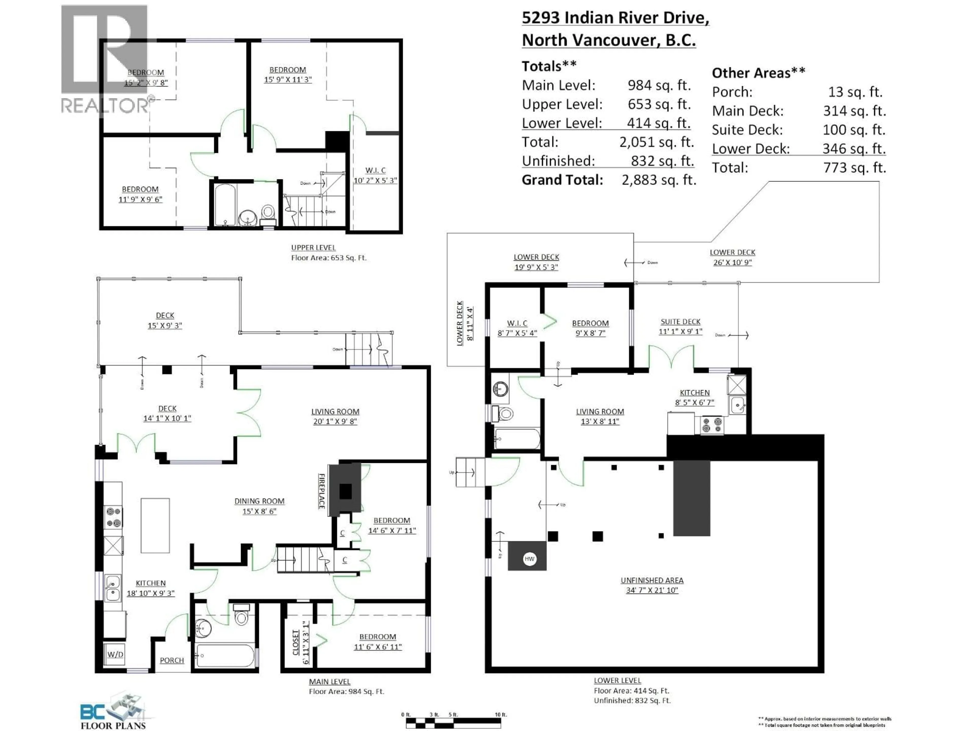 Floor plan for 5293 INDIAN RIVER DRIVE, North Vancouver British Columbia V7G2T6