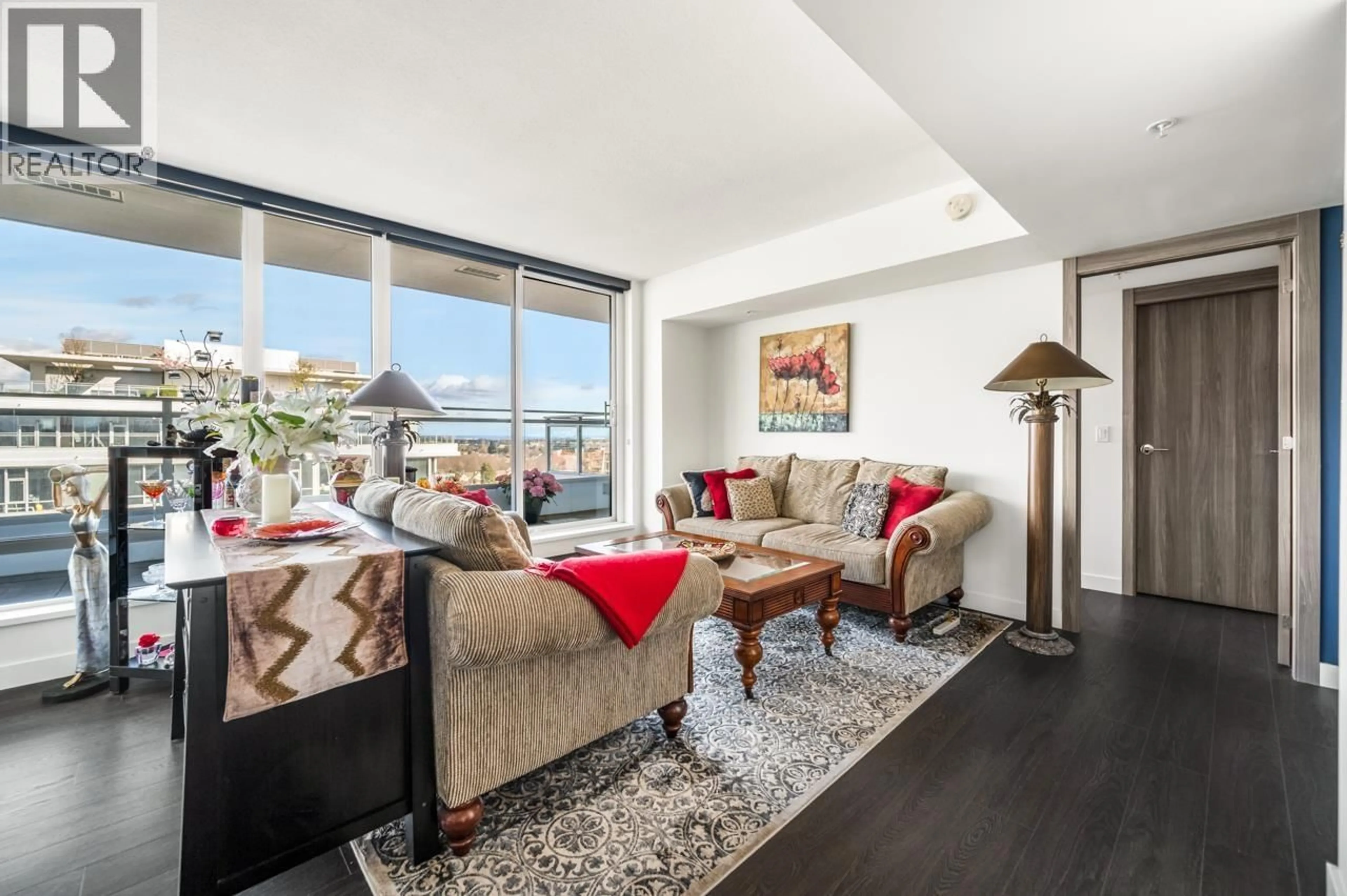 Living room with furniture, unknown for 1803 - 8800 HAZELBRIDGE WAY, Richmond British Columbia V6X0S3