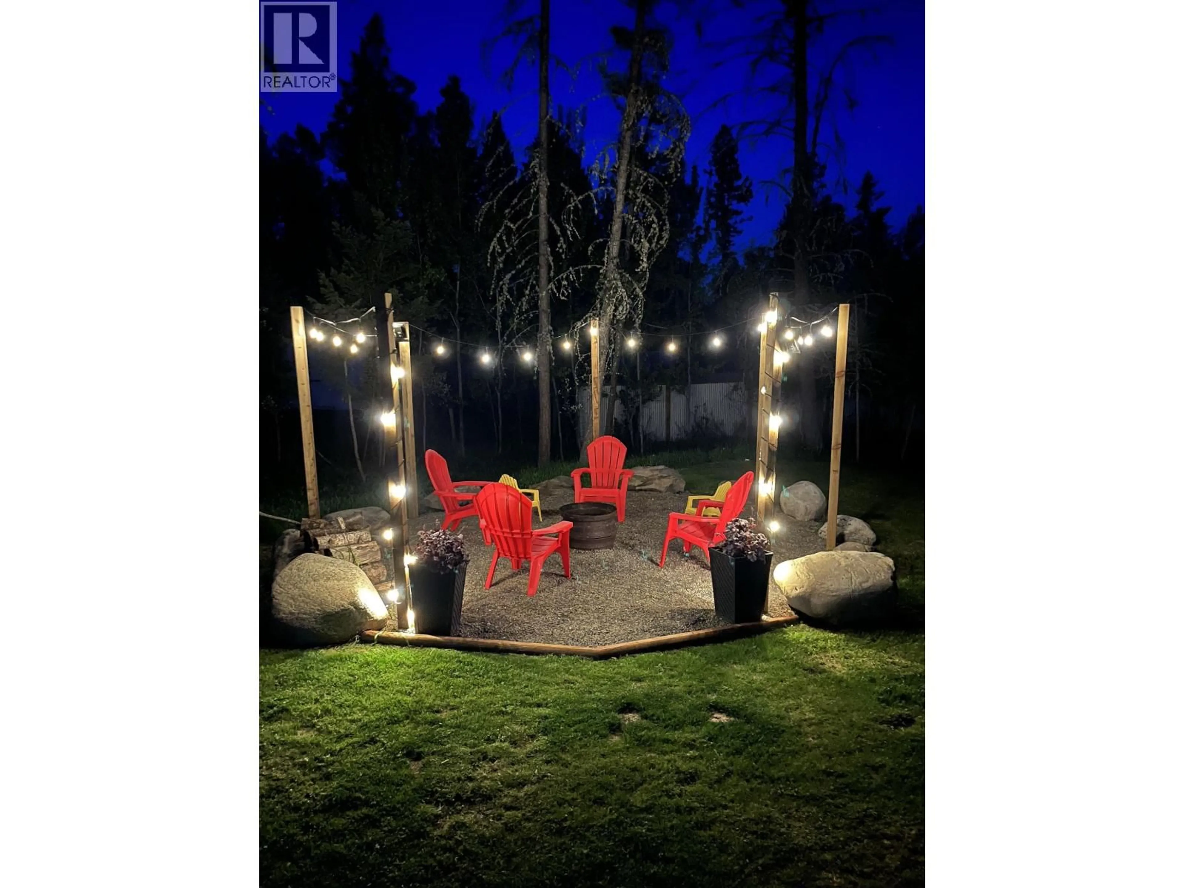 Patio, forest/trees view for 4908 KITWANGA DRIVE, 108 Mile Ranch British Columbia V0K2Z0