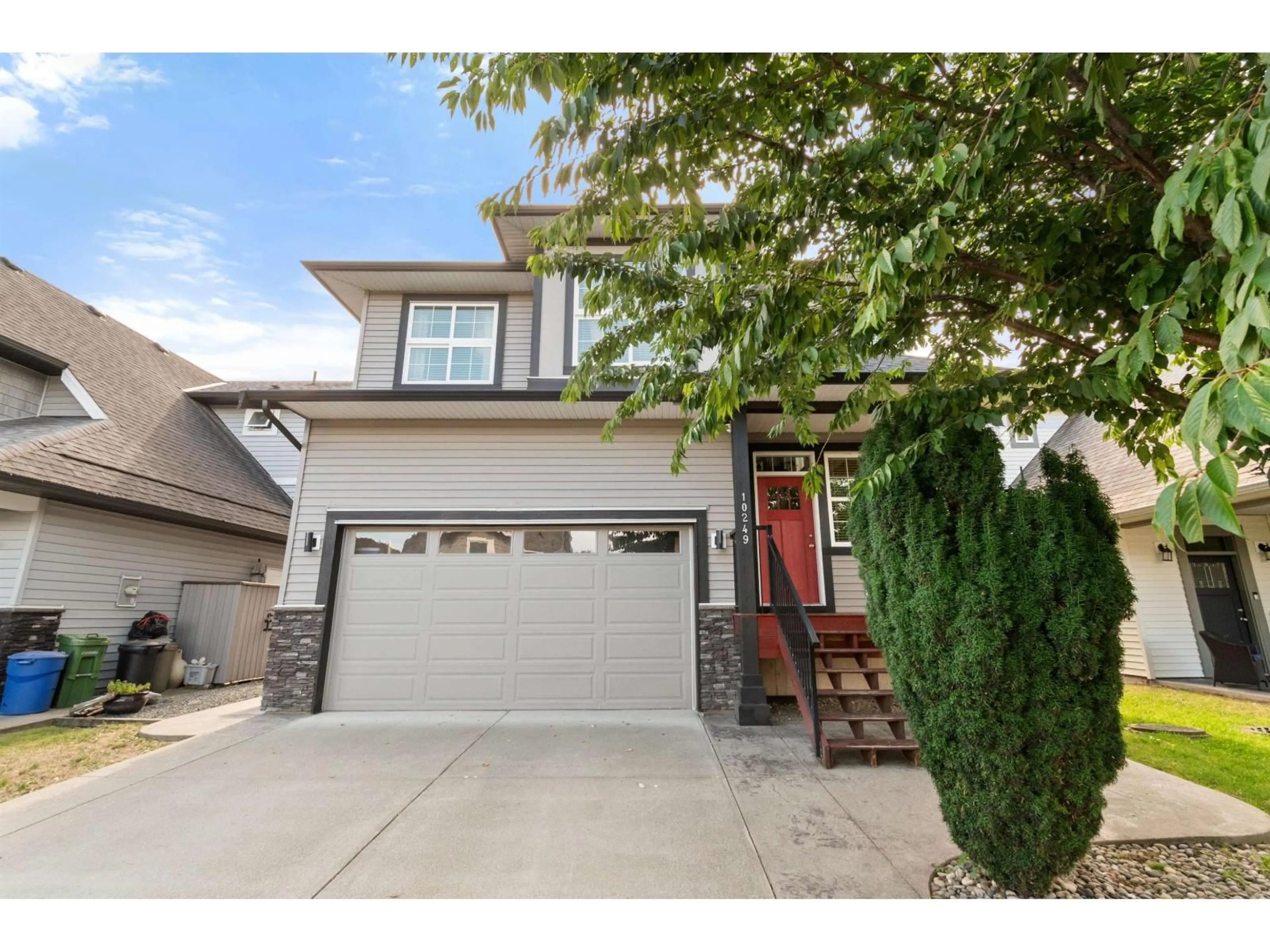 Home with vinyl exterior material, street for 10249 MANOR DRIVE, Chilliwack British Columbia V2P5Y7