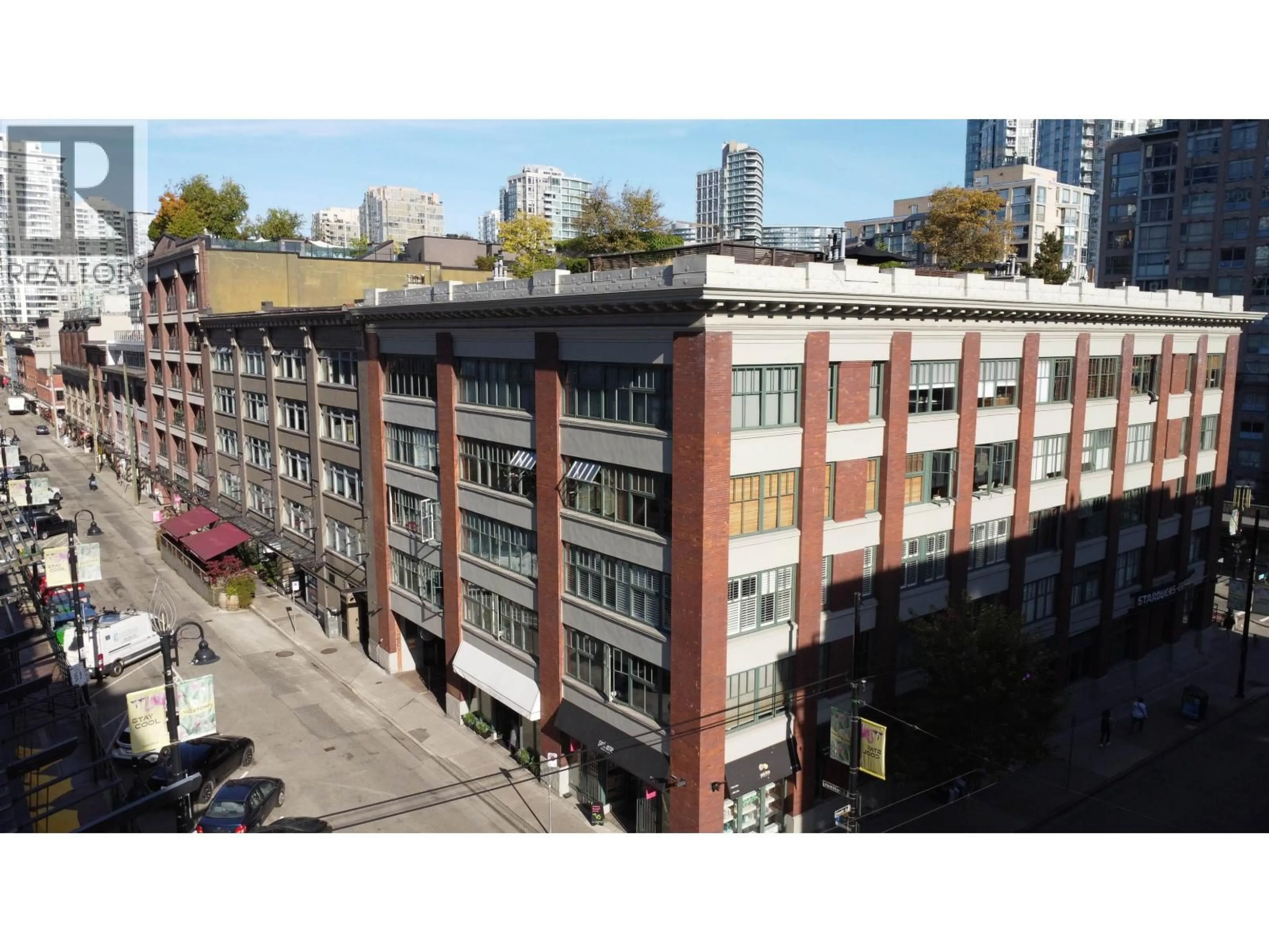 A pic from outside/outdoor area/front of a property/back of a property/a pic from drone, building for 210 - 1178 HAMILTON STREET, Vancouver British Columbia V6B2S2