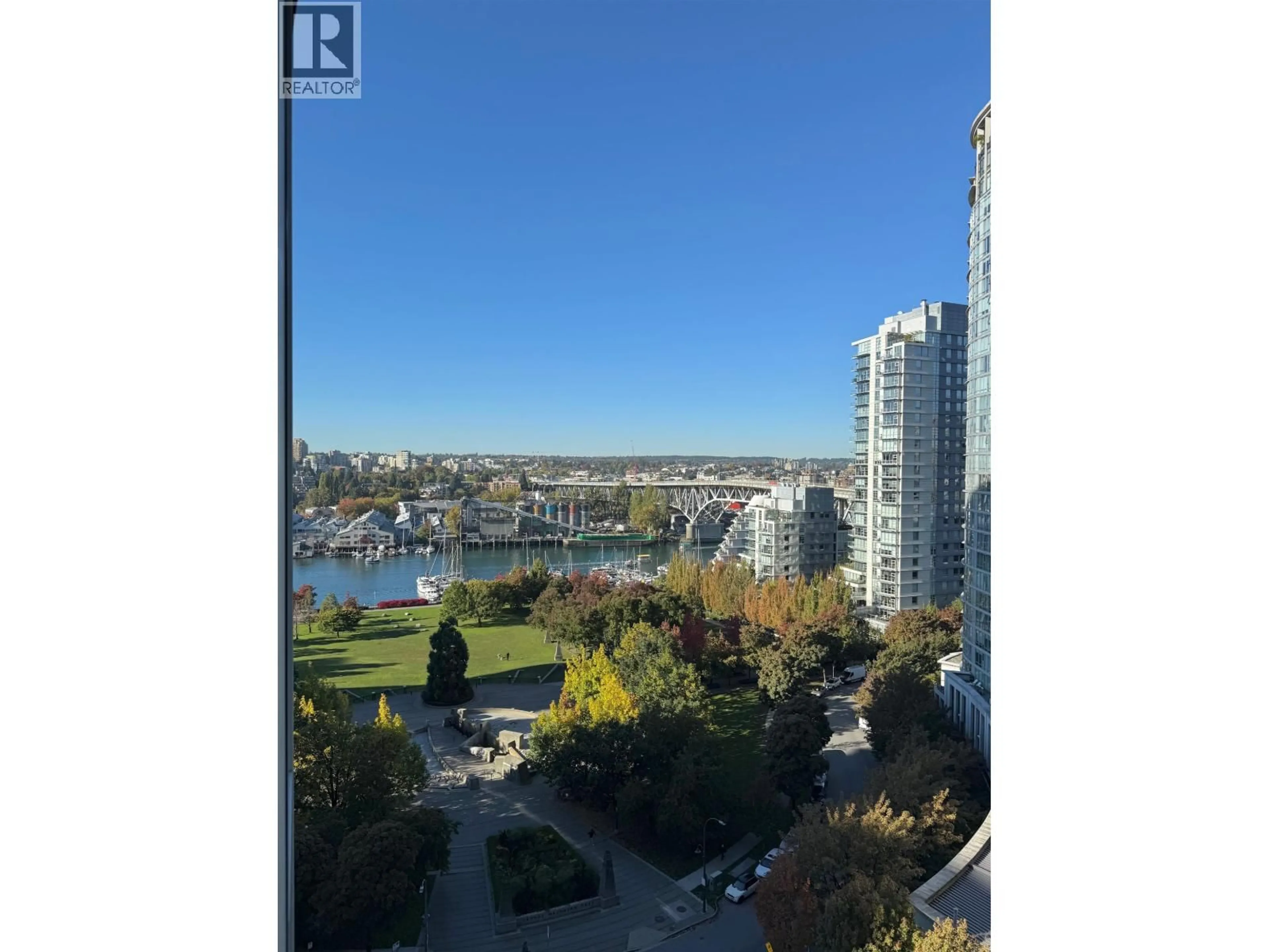 A pic from outside/outdoor area/front of a property/back of a property/a pic from drone, water/lake/river/ocean view for 1705 - 1438 RICHARDS STREET, Vancouver British Columbia V6Z3B8