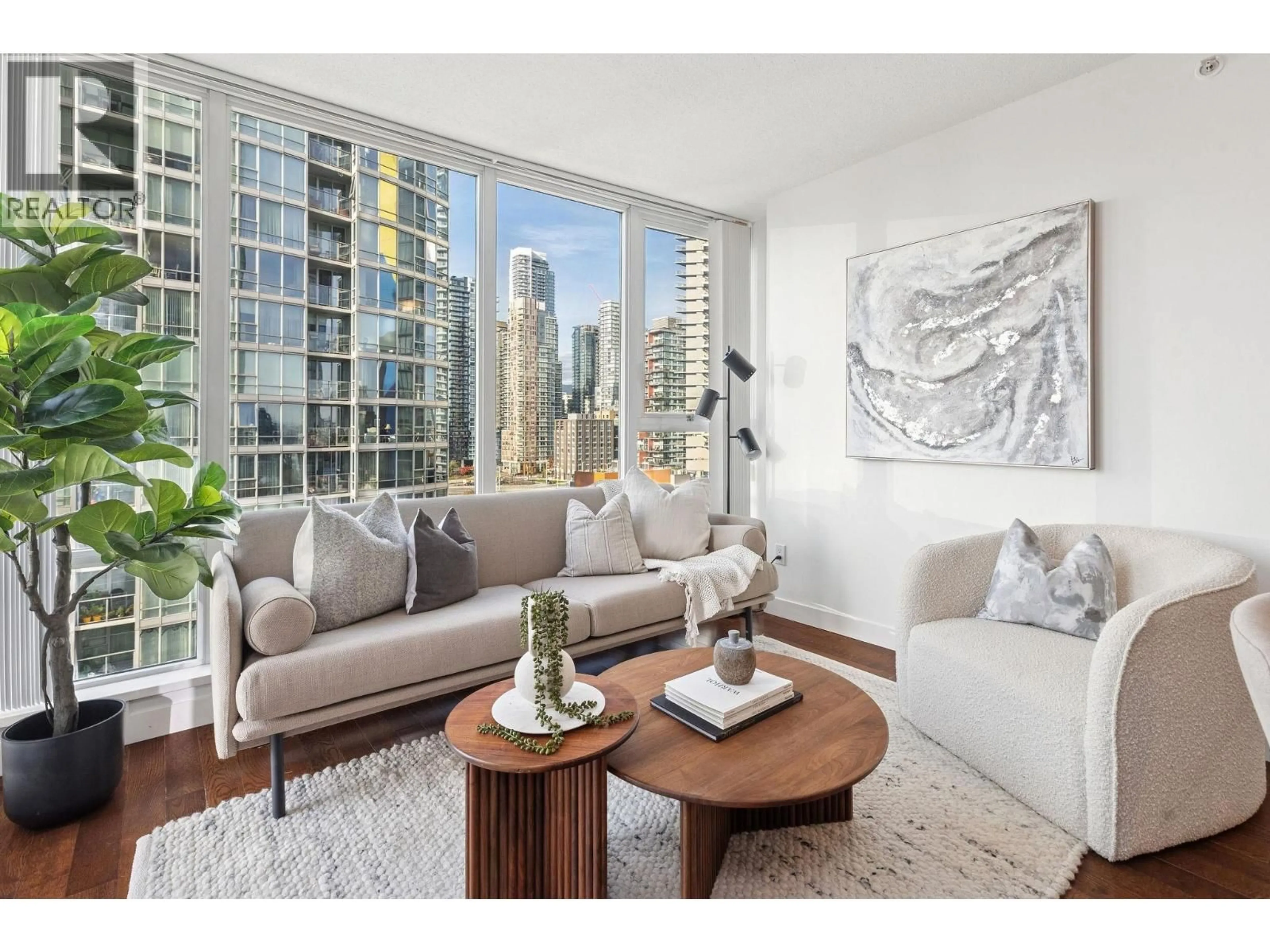 Living room with furniture, unknown for 1705 - 1438 RICHARDS STREET, Vancouver British Columbia V6Z3B8