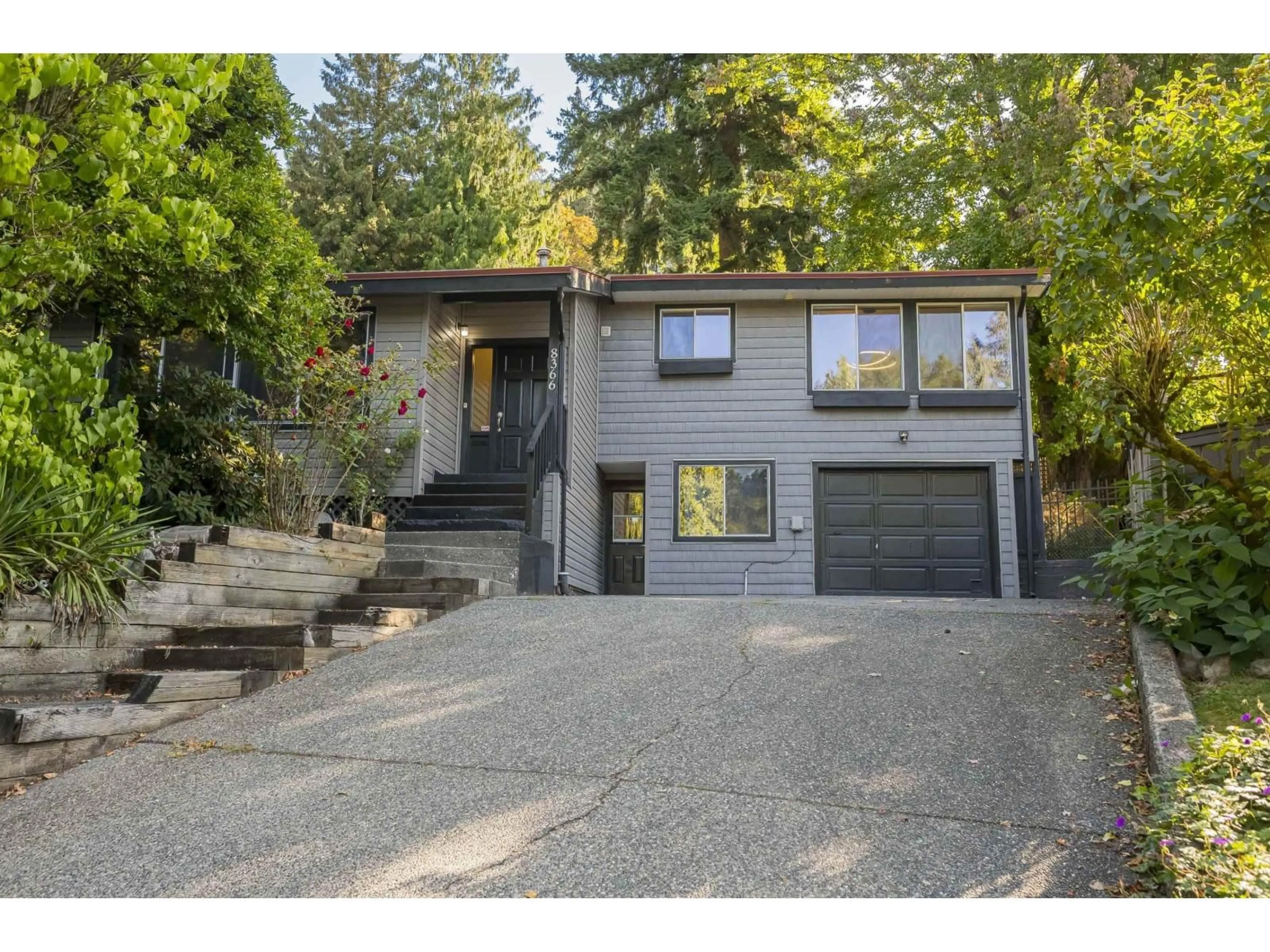 Home with vinyl exterior material, street for 8366 ARBOUR, Delta British Columbia V4C7H4