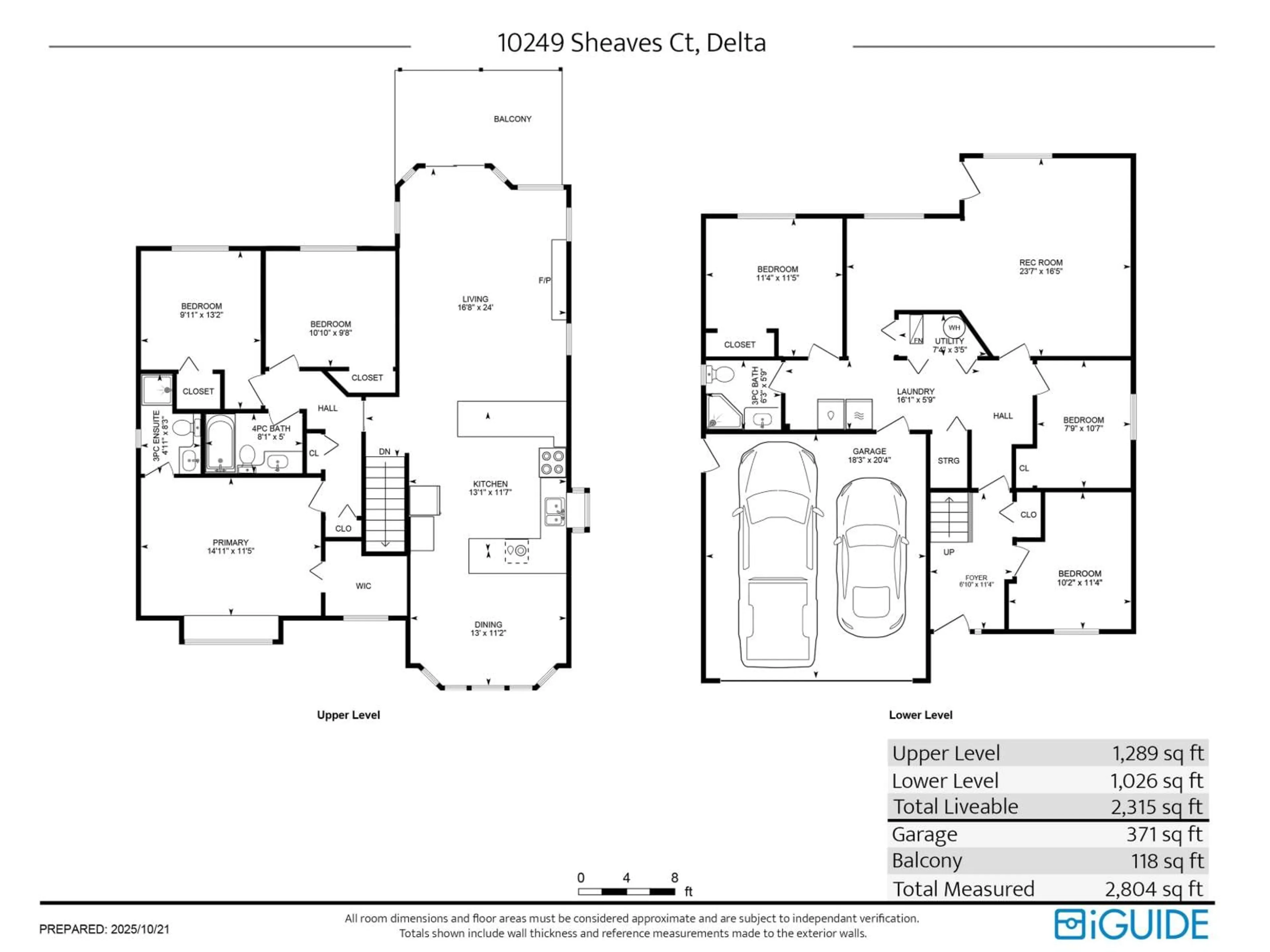 Floor plan for 10249 SHEAVES, Delta British Columbia V4C8C9