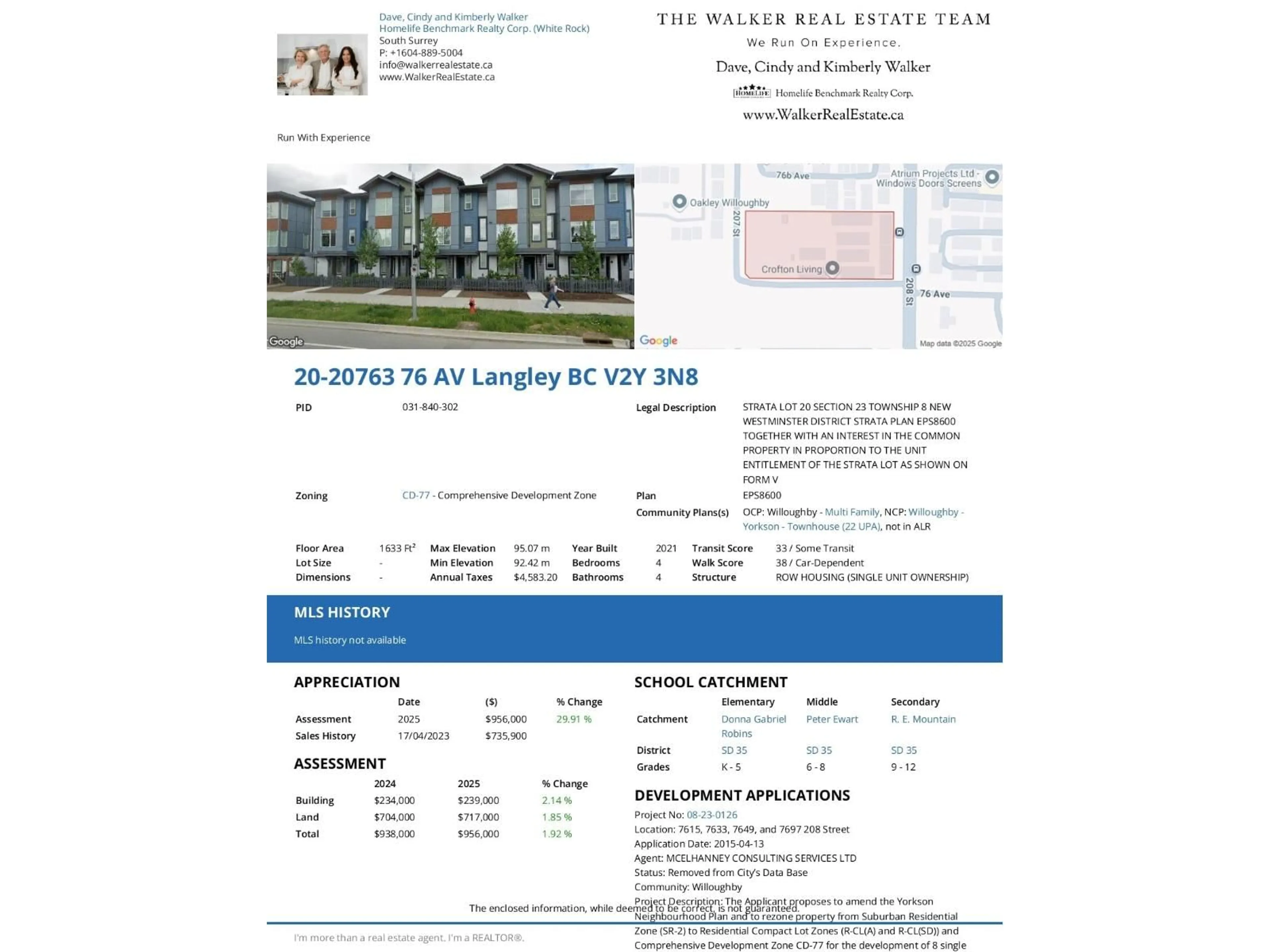 Floor plan for 20 - 20763 76 AVENUE, Langley British Columbia V2Y3N8