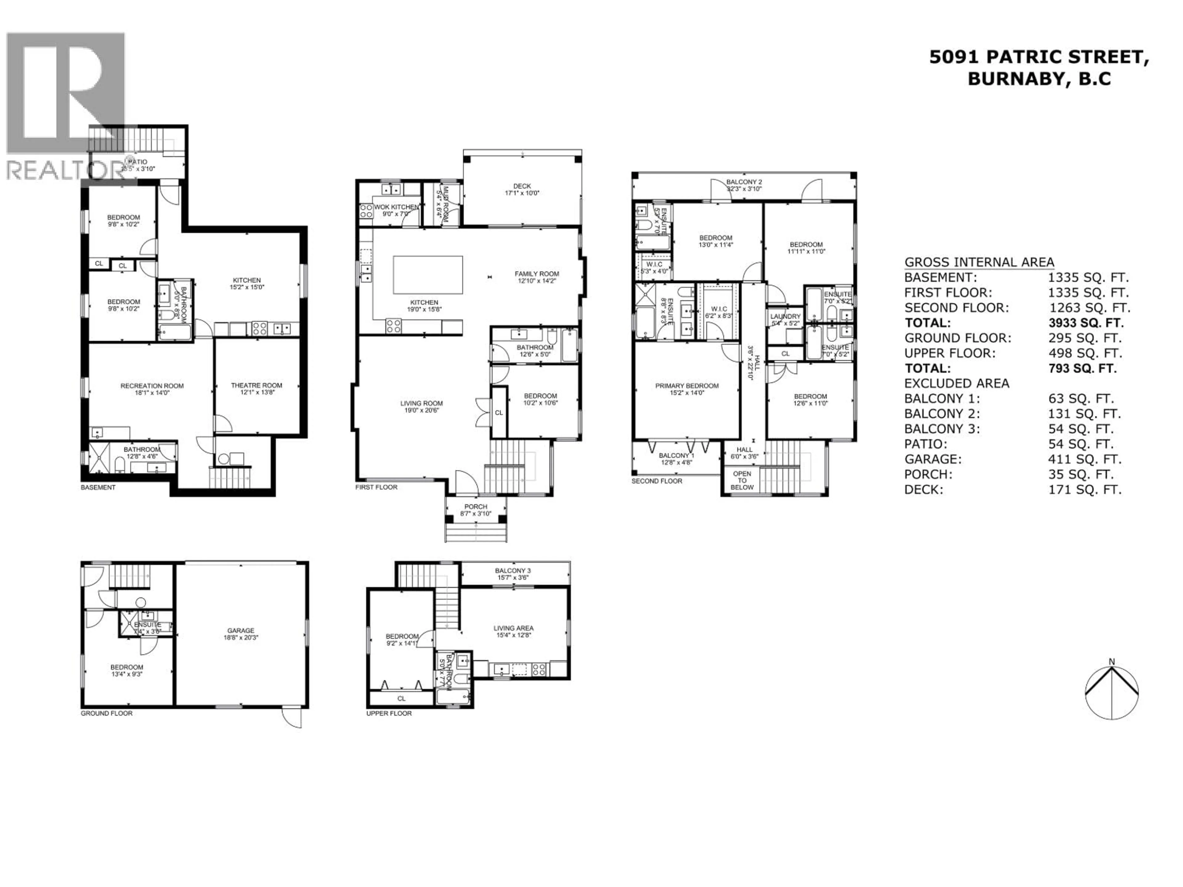 Floor plan for 5091 PATRICK STREET, Burnaby British Columbia V5J3A7