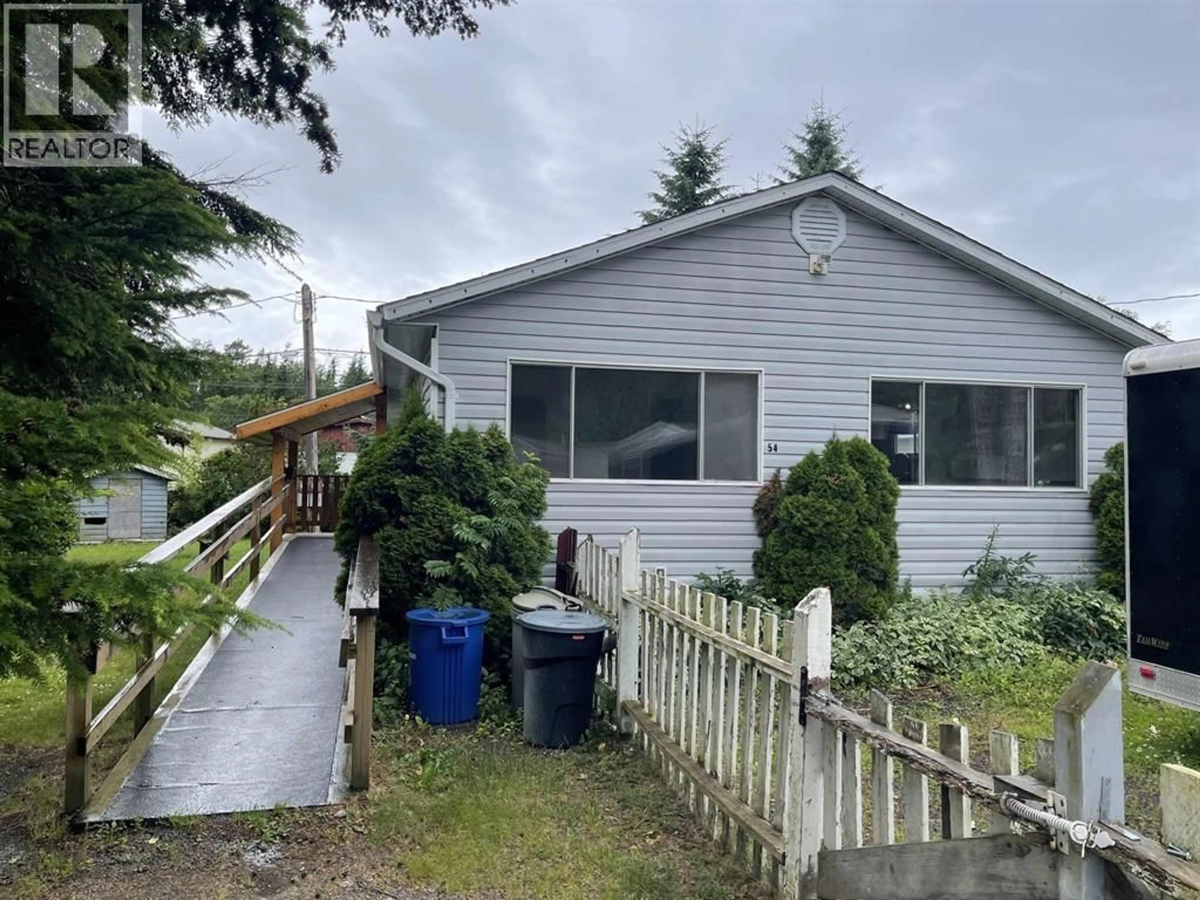 A pic from outside/outdoor area/front of a property/back of a property/a pic from drone, unknown for 54 - 3616 LARCH AVENUE, Terrace British Columbia V8G5B9