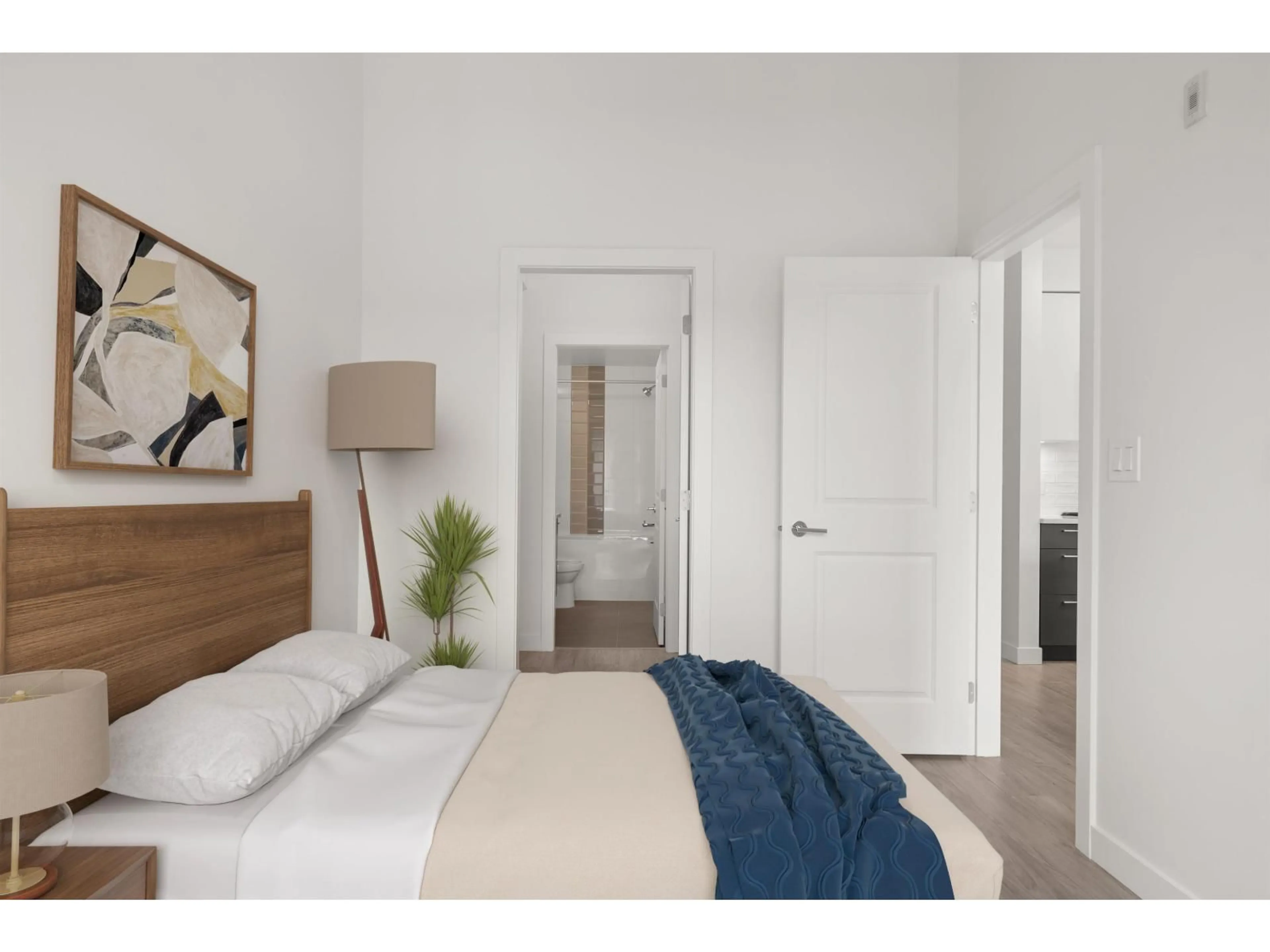 Bedroom with bed, unknown for A609 - 20834 80, Langley British Columbia V2Y3M3