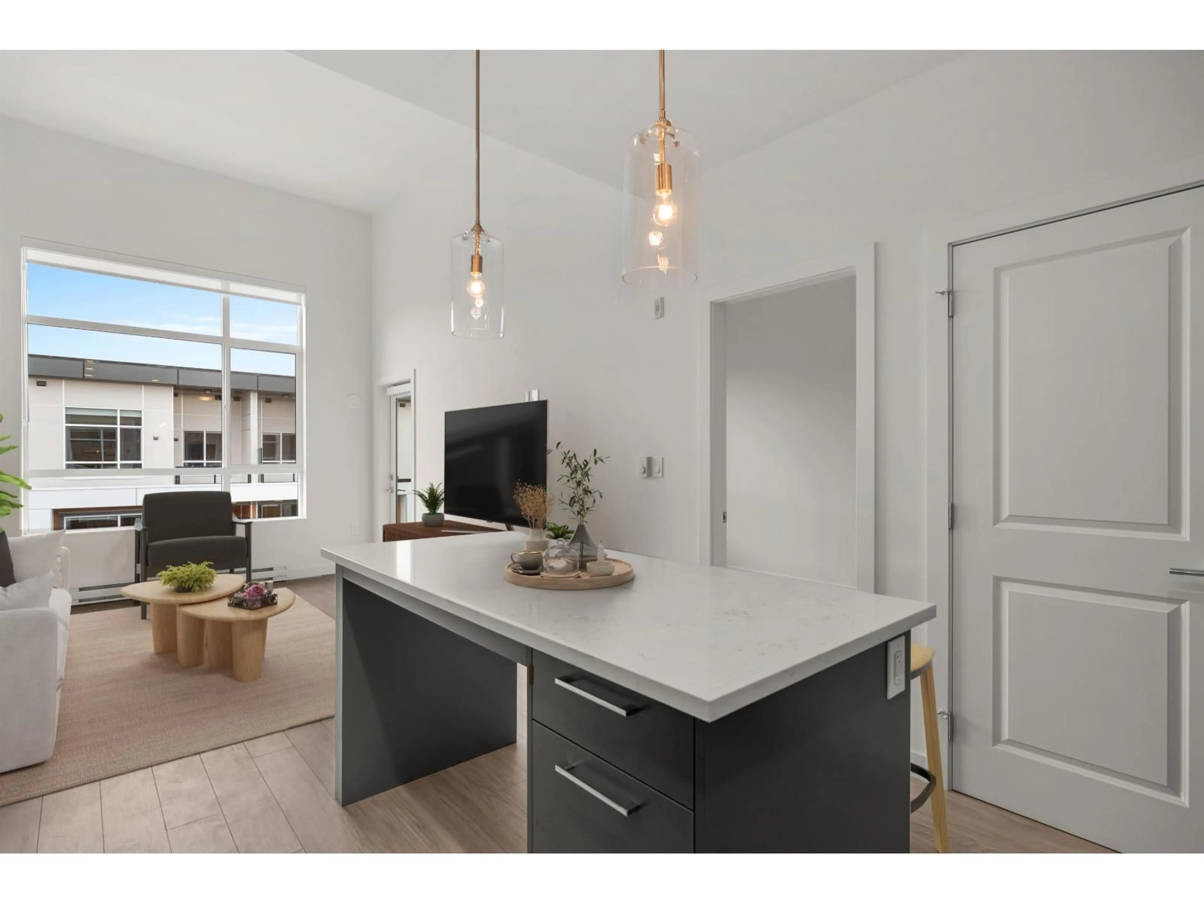 Open concept kitchen, unknown for A609 - 20834 80, Langley British Columbia V2Y3M3