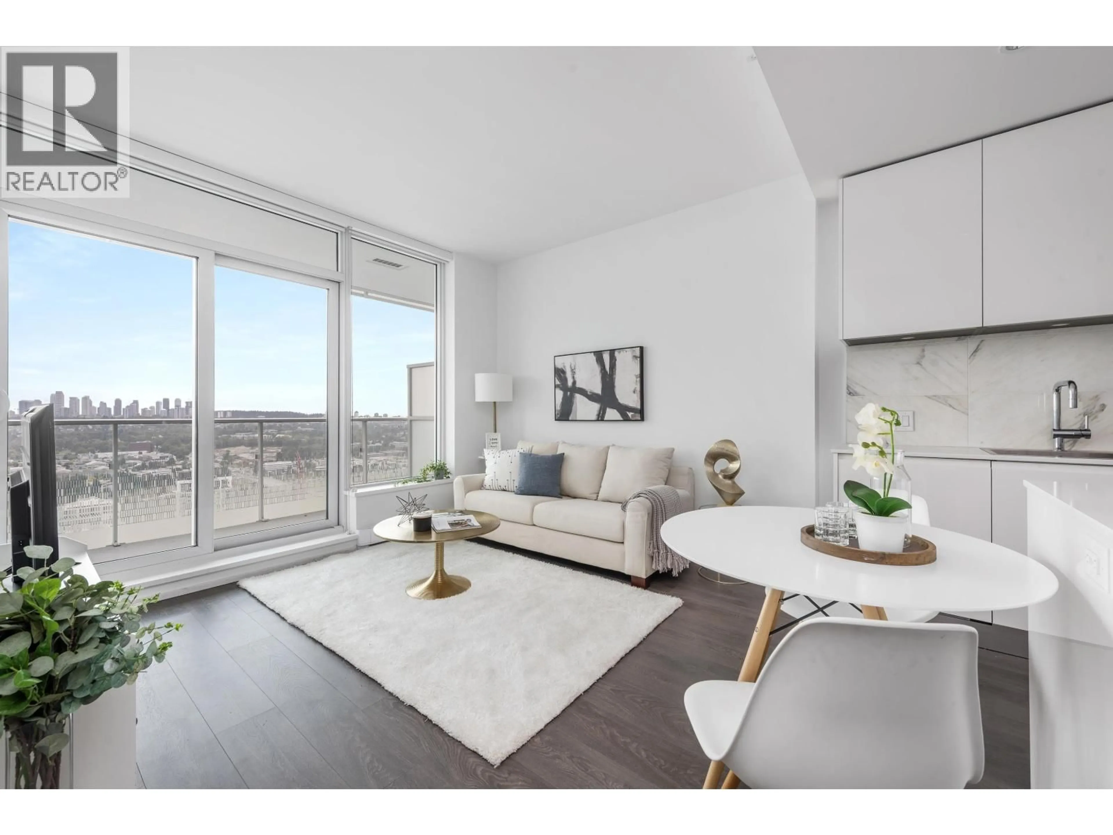 Living room with furniture, unknown for 3603 - 4650 BRENTWOOD BOULEVARD, Burnaby British Columbia V5C0M3