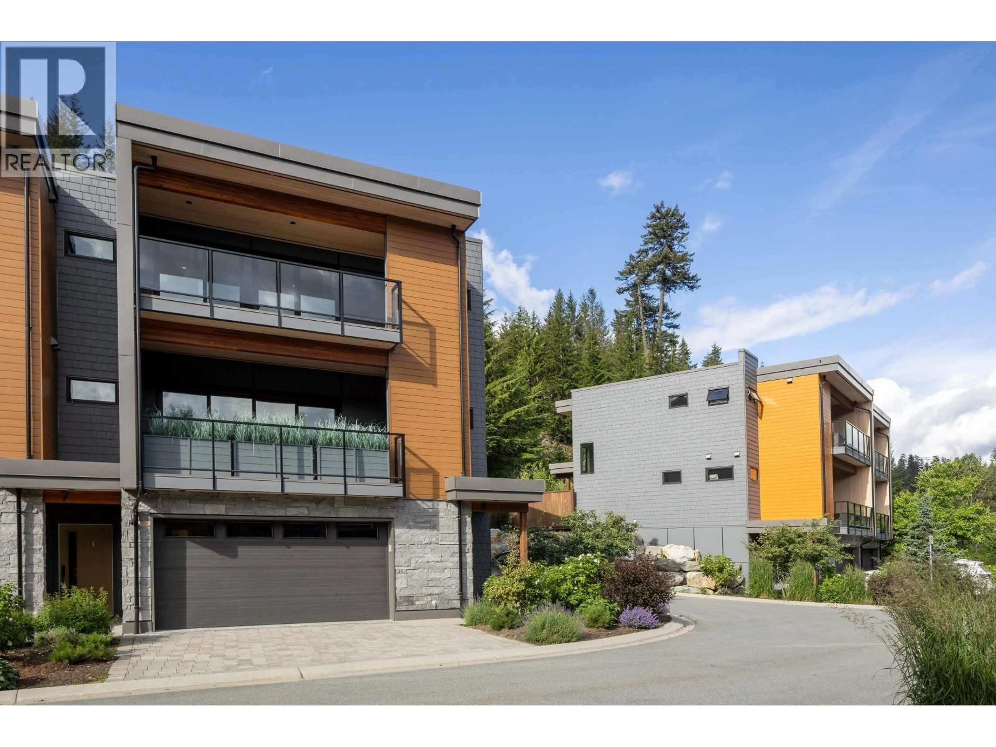 Home with brick exterior material, street for 8 - 1350 CLOUDBURST DRIVE, Whistler British Columbia V8E1N6