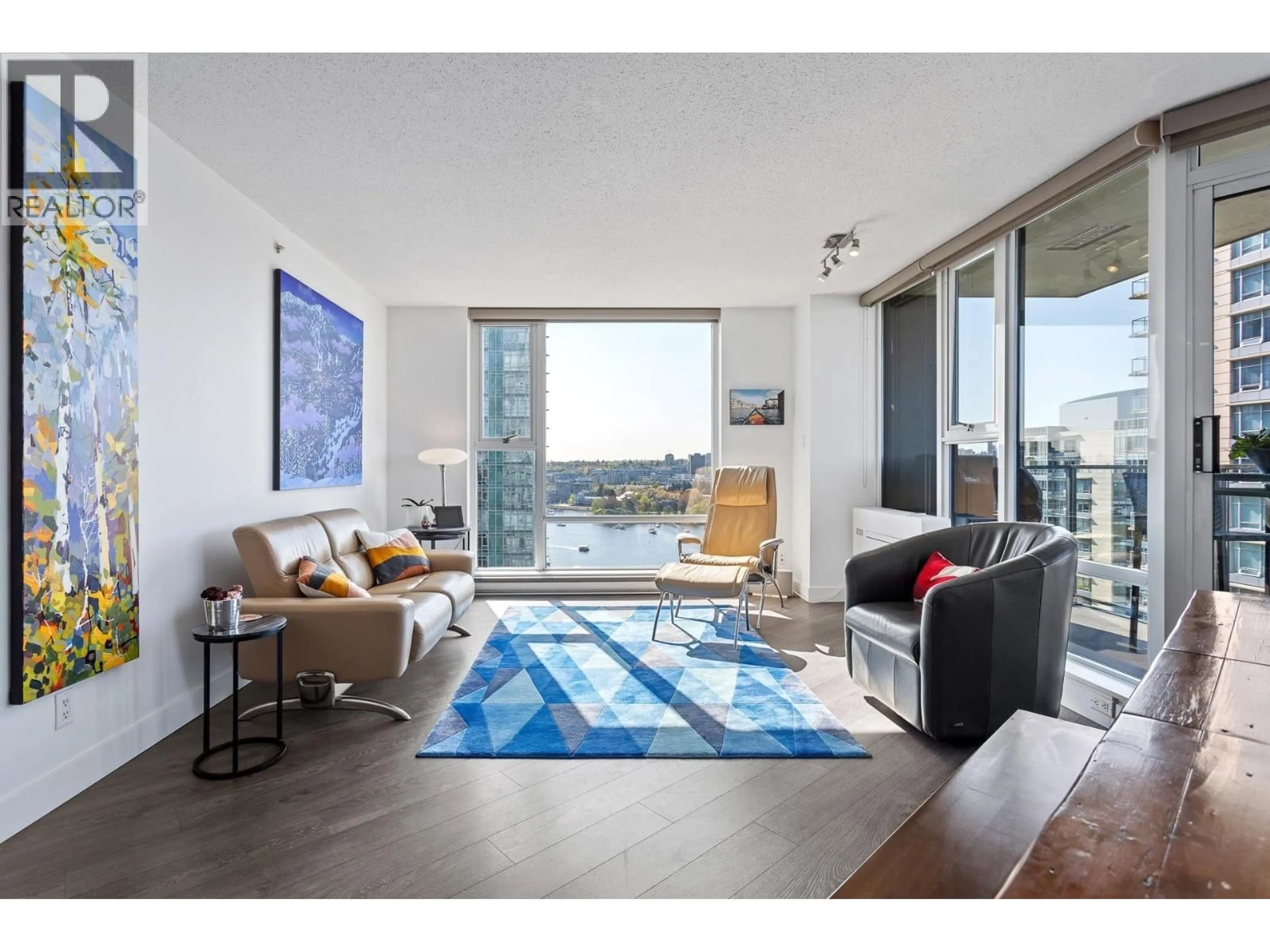 Living room with furniture, unknown for 1902 - 455 BEACH CRESCENT, Vancouver British Columbia V6Z3E5