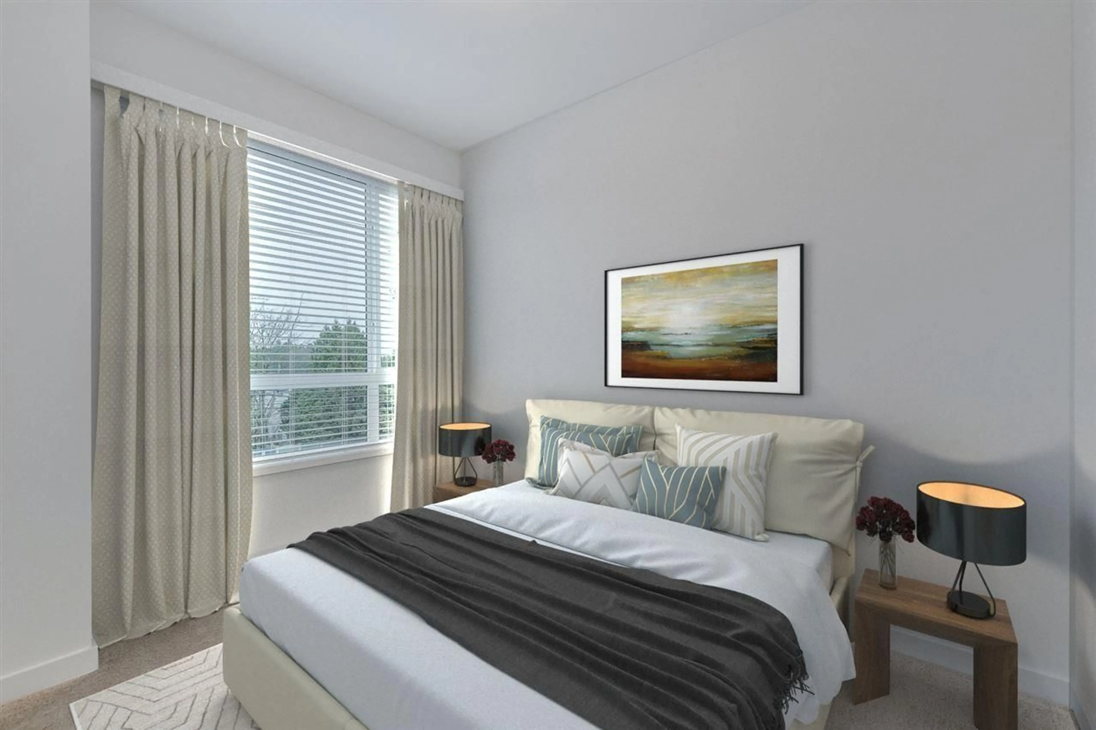 Bedroom with bed, unknown for 301 - 13628 81A, Surrey British Columbia V3W3E2