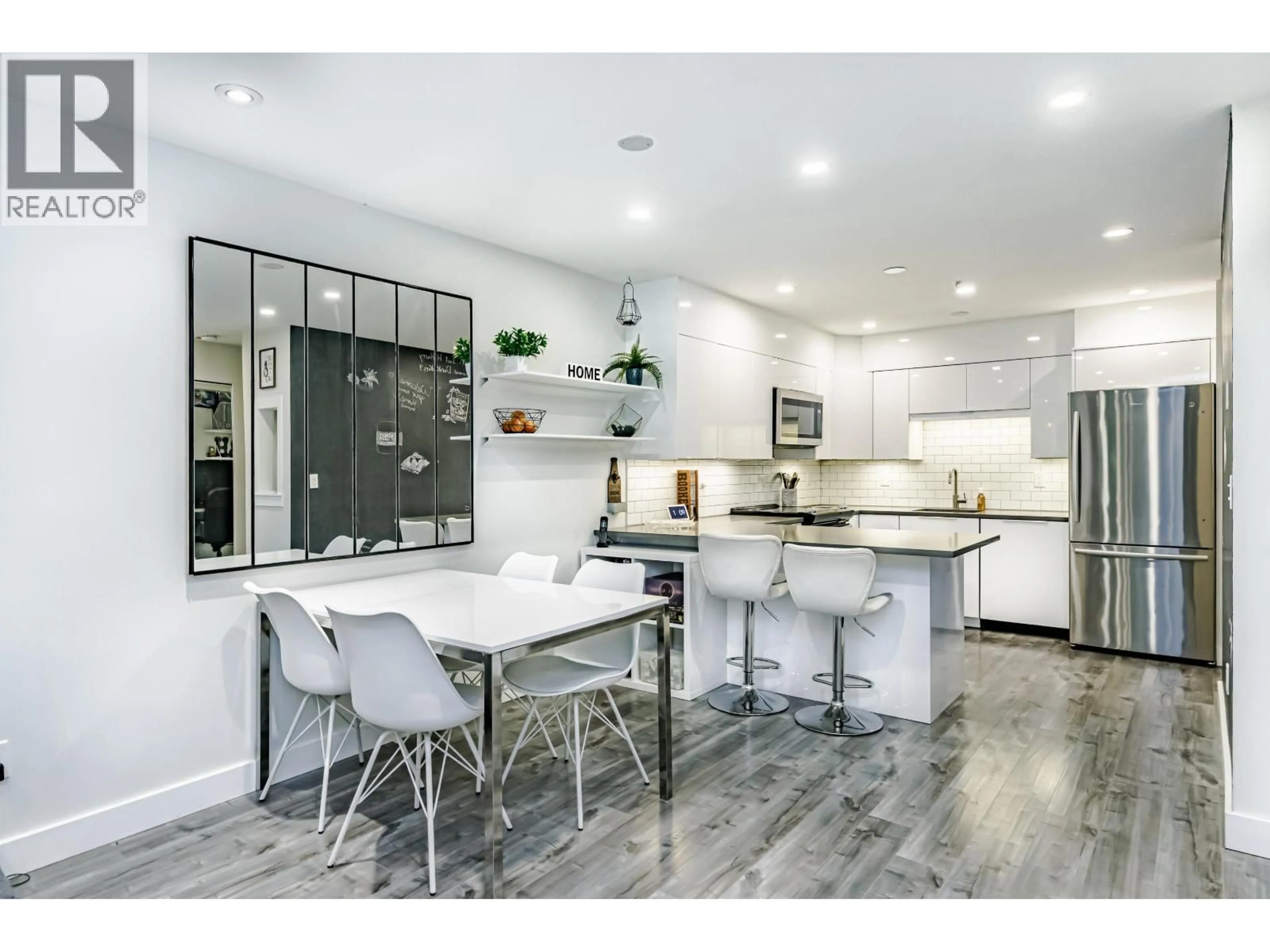 Contemporary kitchen, ceramic/tile floor for 108 - 1215 PACIFIC STREET, Coquitlam British Columbia V3B7M4