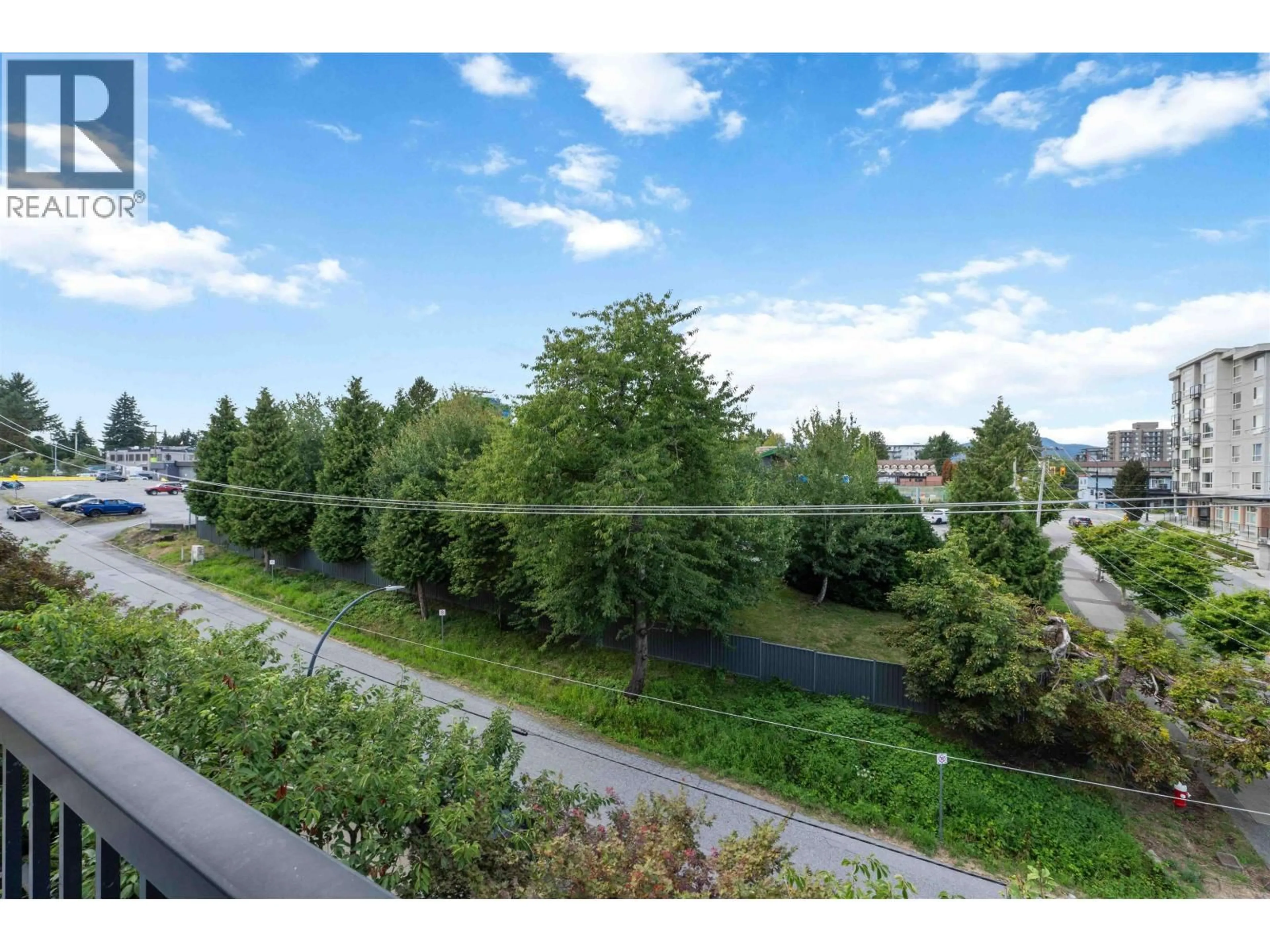 A pic from outside/outdoor area/front of a property/back of a property/a pic from drone, forest/trees view for 404 - 22290 NORTH AVENUE, Maple Ridge British Columbia V2X8Z8