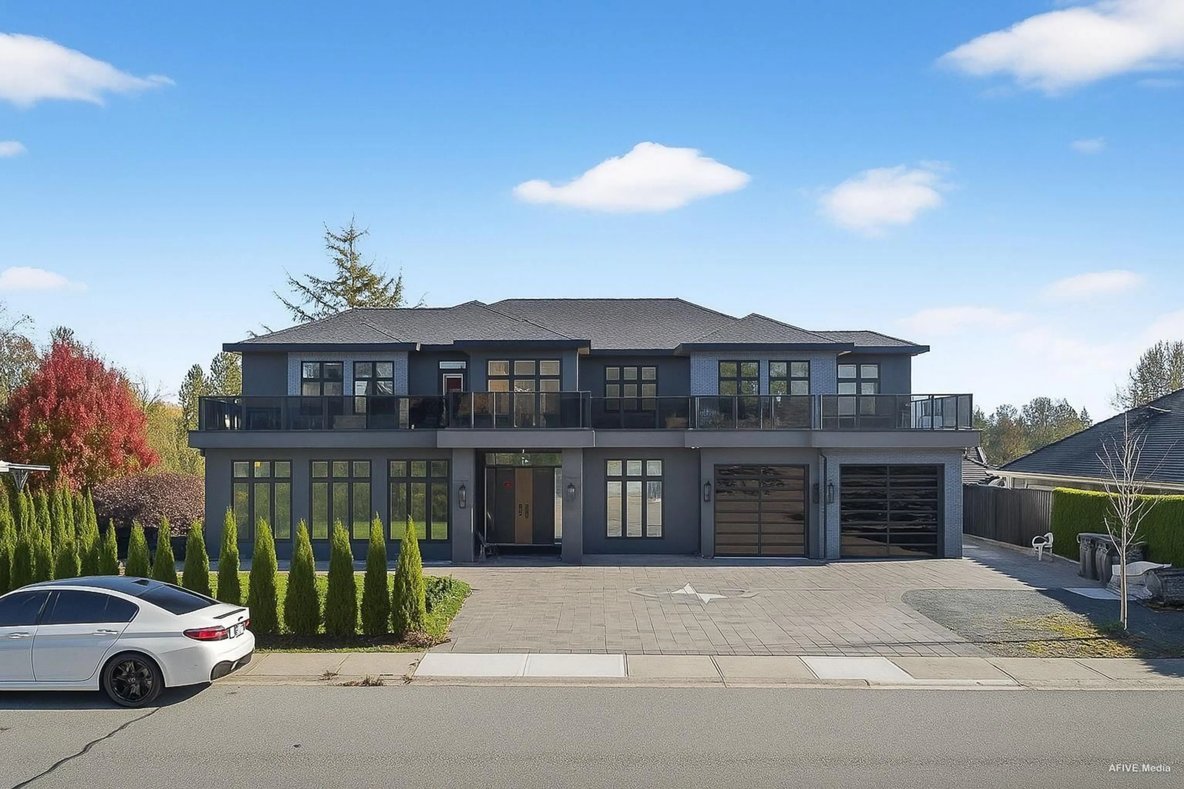 Home with brick exterior material, building for 9376 164, Surrey British Columbia V4N3C8