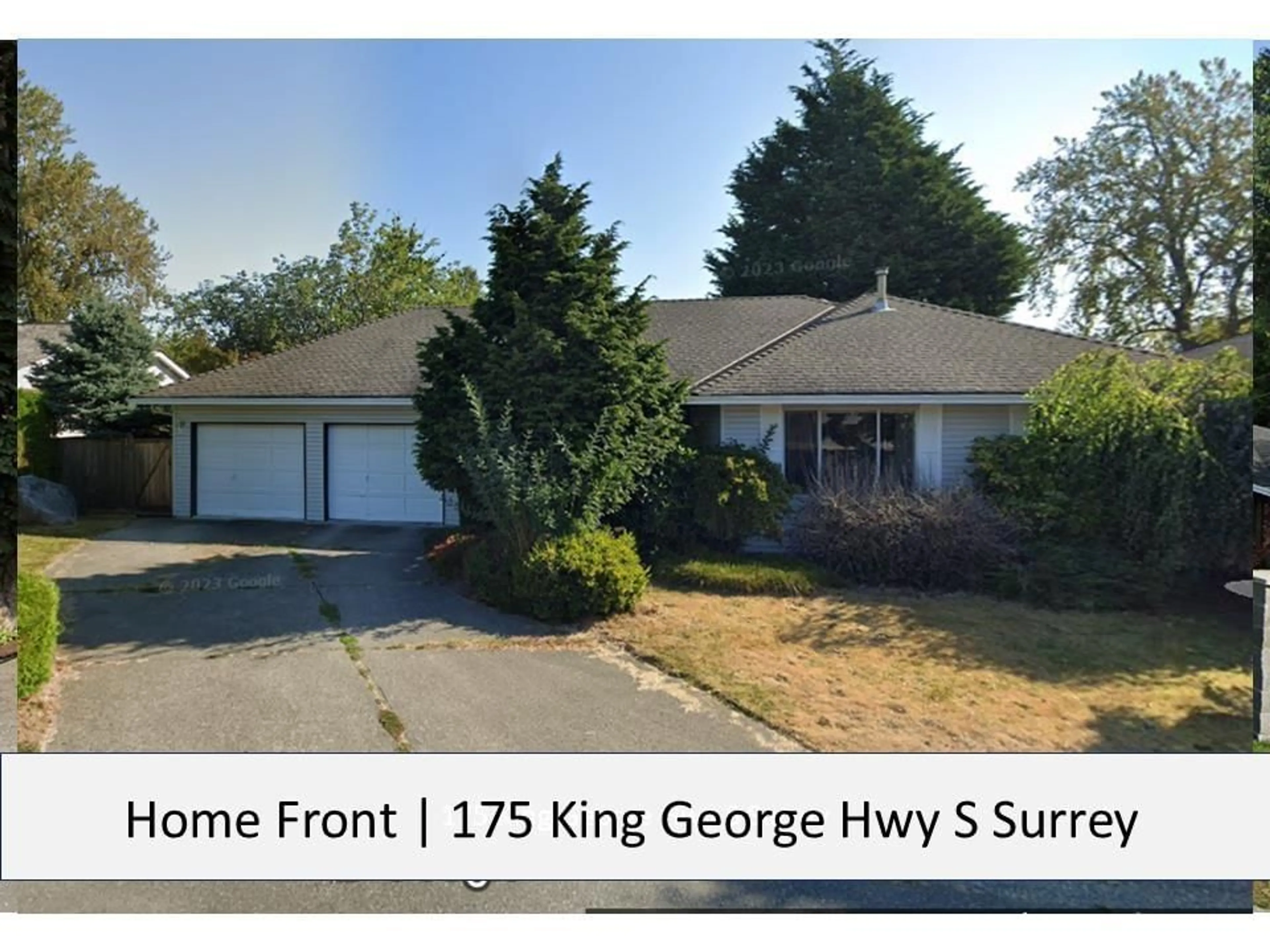 Home with vinyl exterior material, street for 1175 KING GEORGE, Surrey British Columbia V4A4Z1