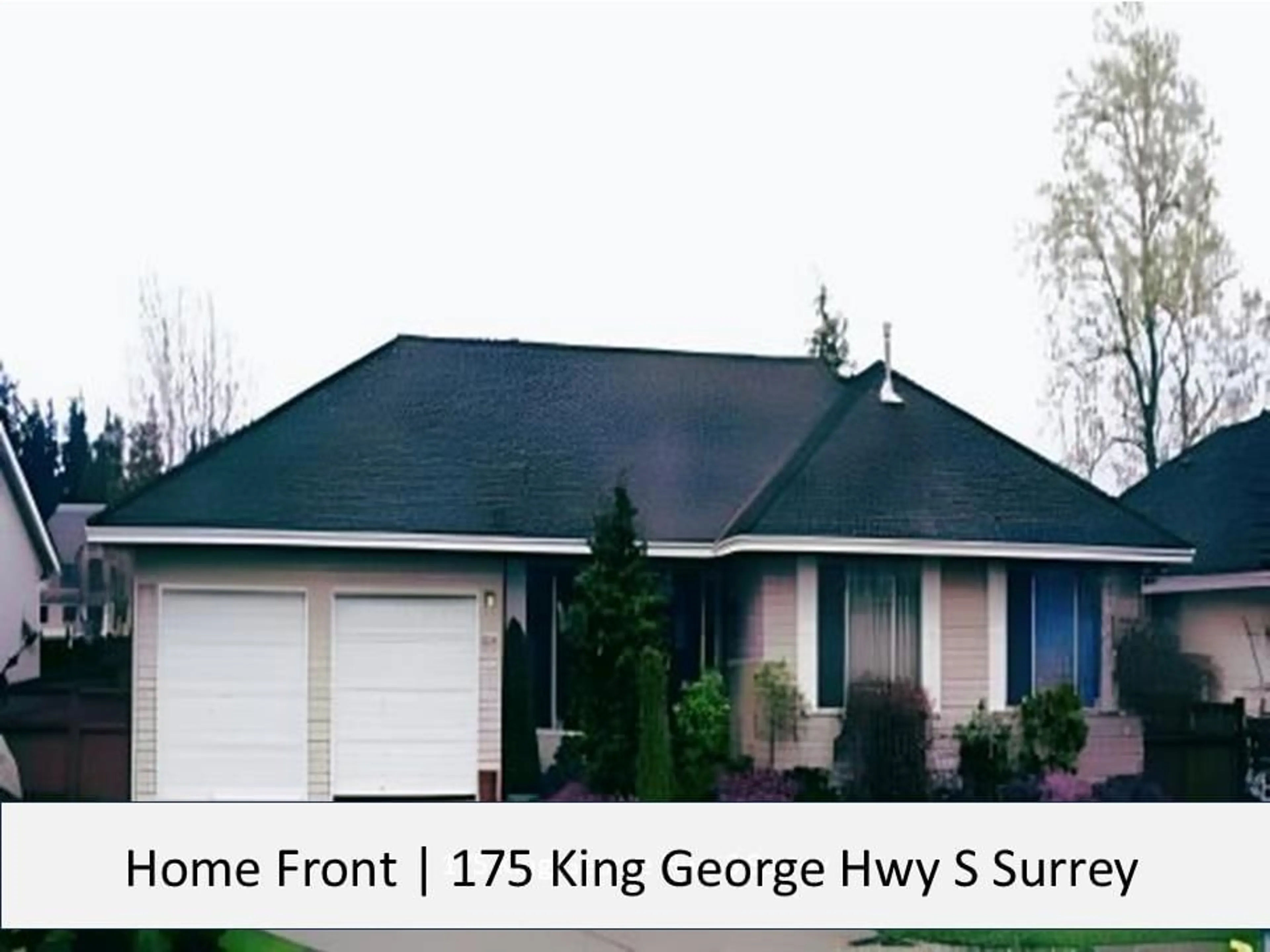 Home with vinyl exterior material, street for 1175 KING GEORGE, Surrey British Columbia V4A4Z1