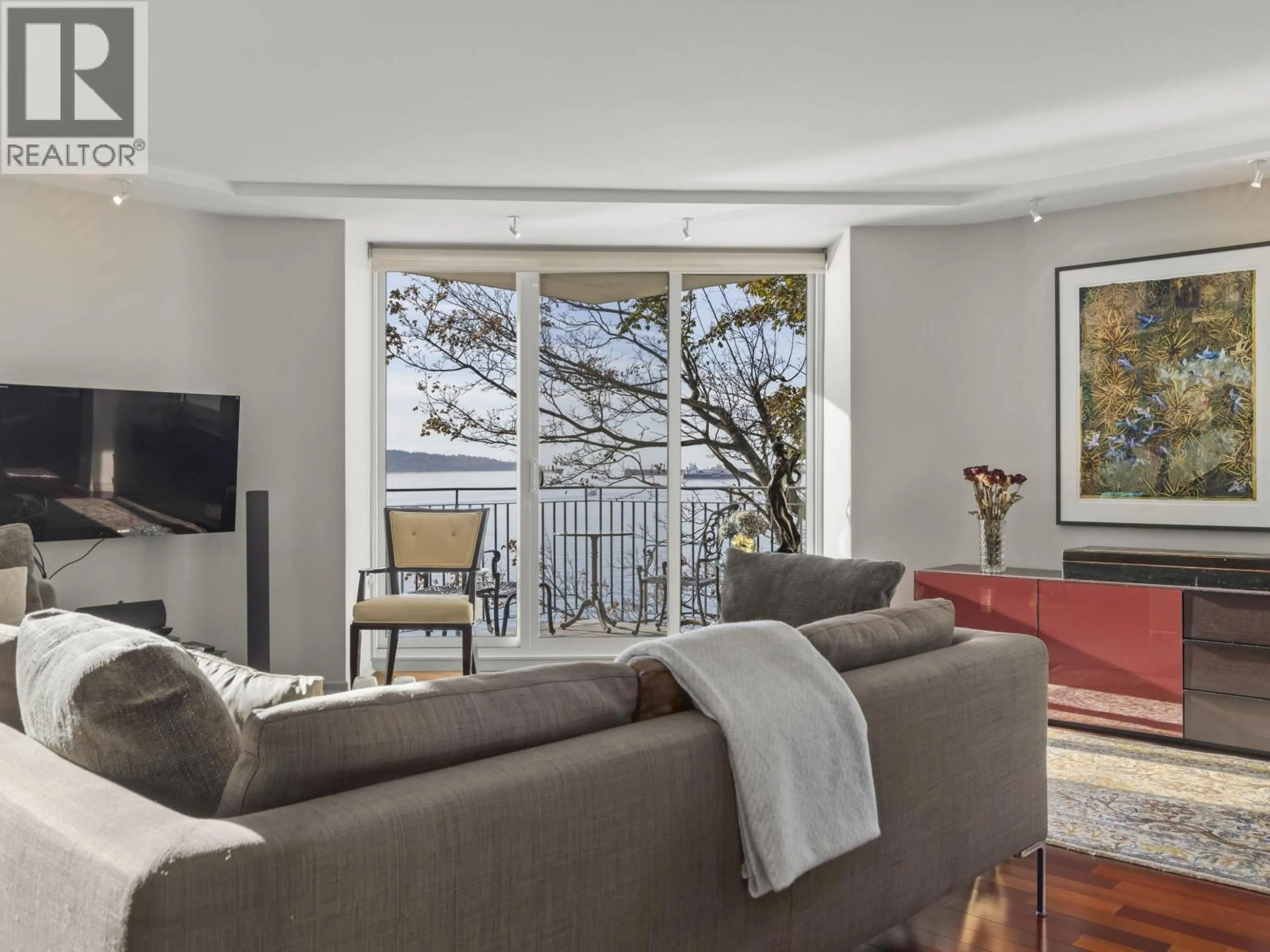 Living room with furniture, unknown for 402 - 1575 BEACH AVENUE, Vancouver British Columbia V6G1Y5