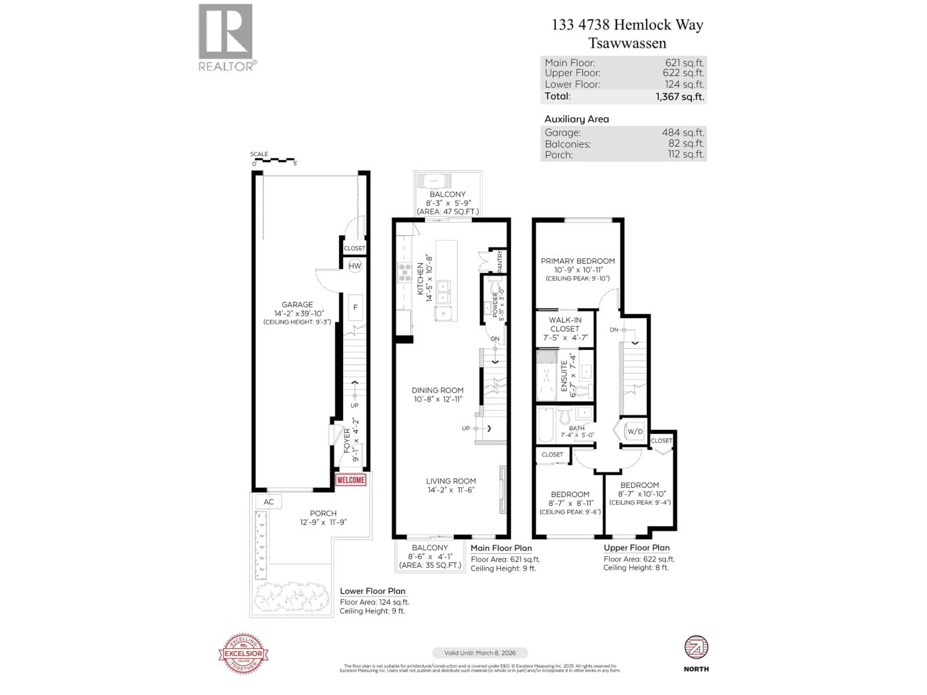 Floor plan for 133 - 4738 HEMLOCK WAY, Tsawwassen British Columbia V4M0E3