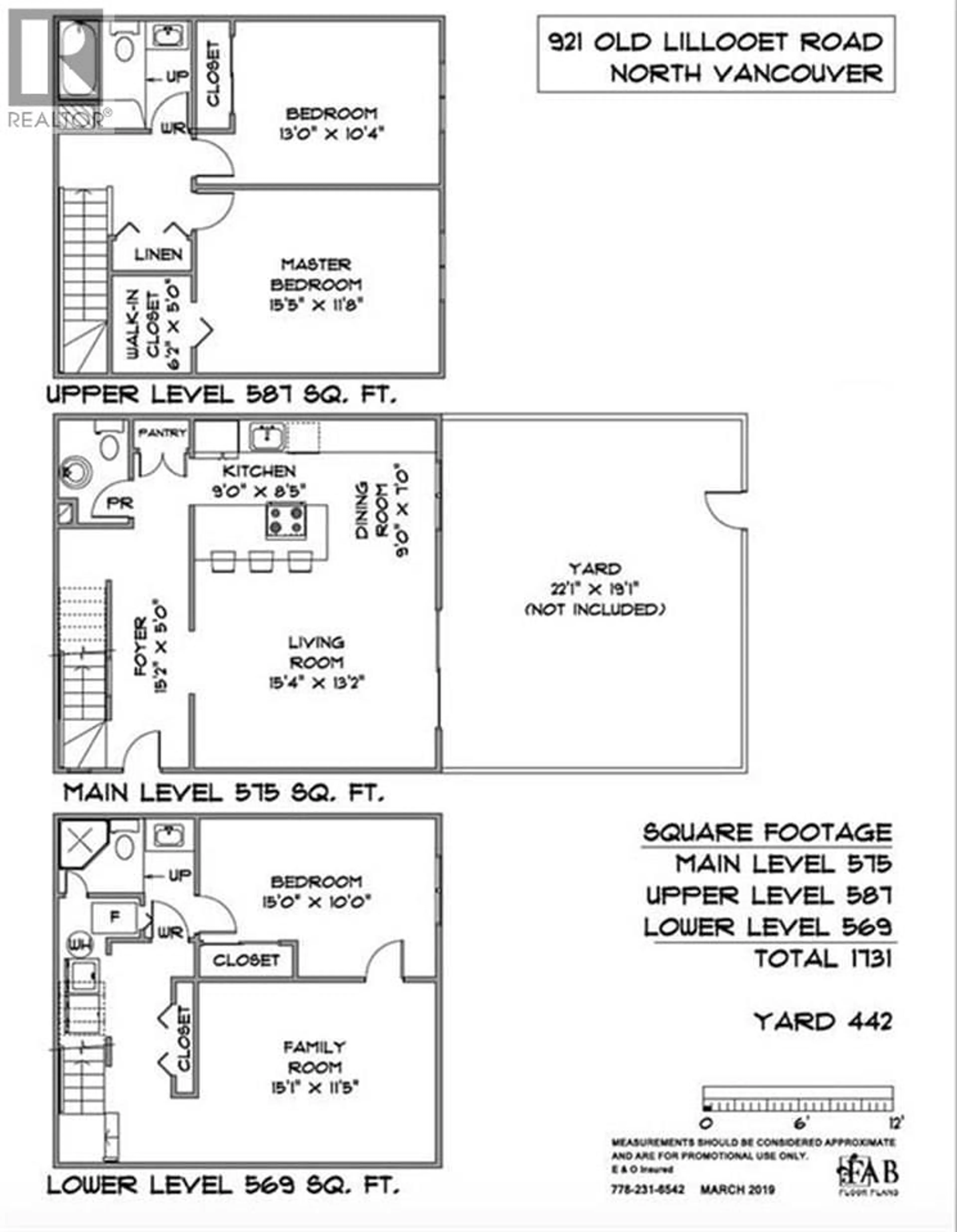 Floor plan for 921 OLD LILLOOET ROAD, North Vancouver British Columbia V7J2H7