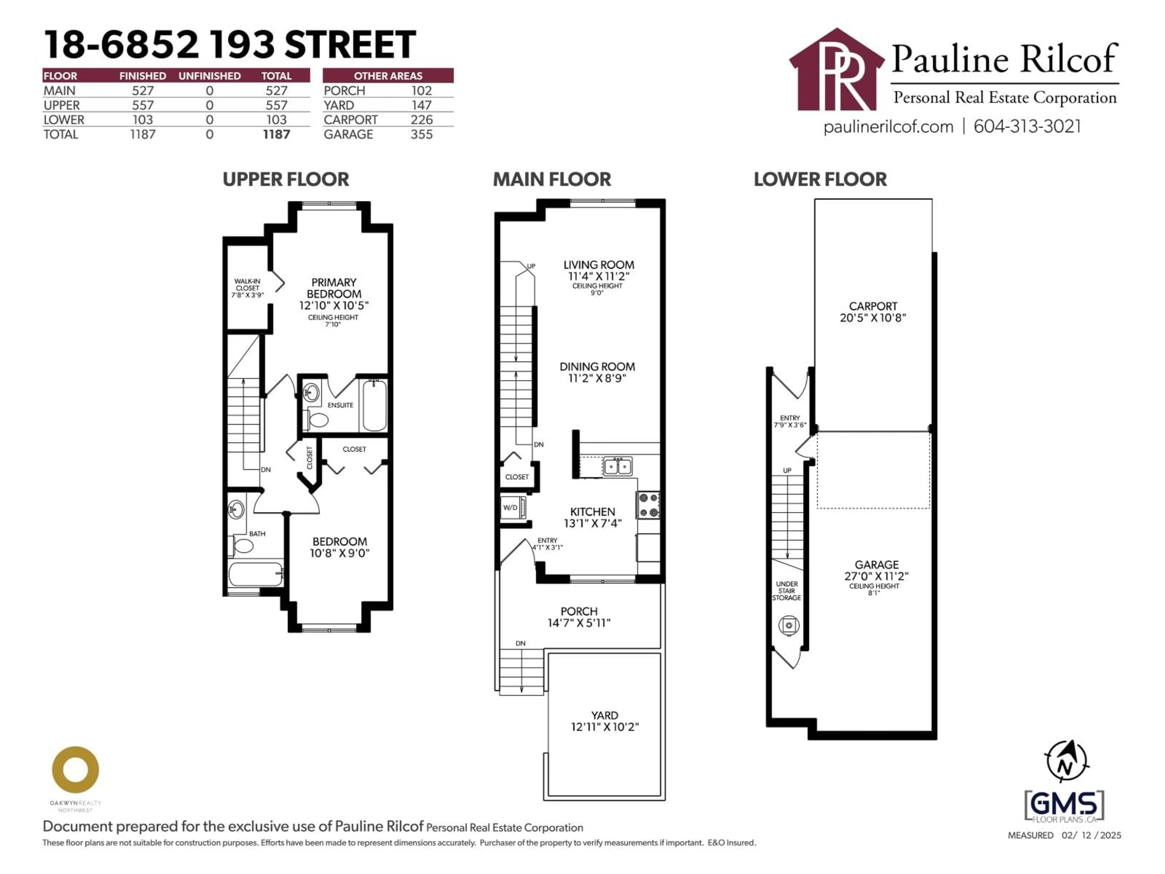Floor plan for 18 - 6852 193, Surrey British Columbia V4N0C8