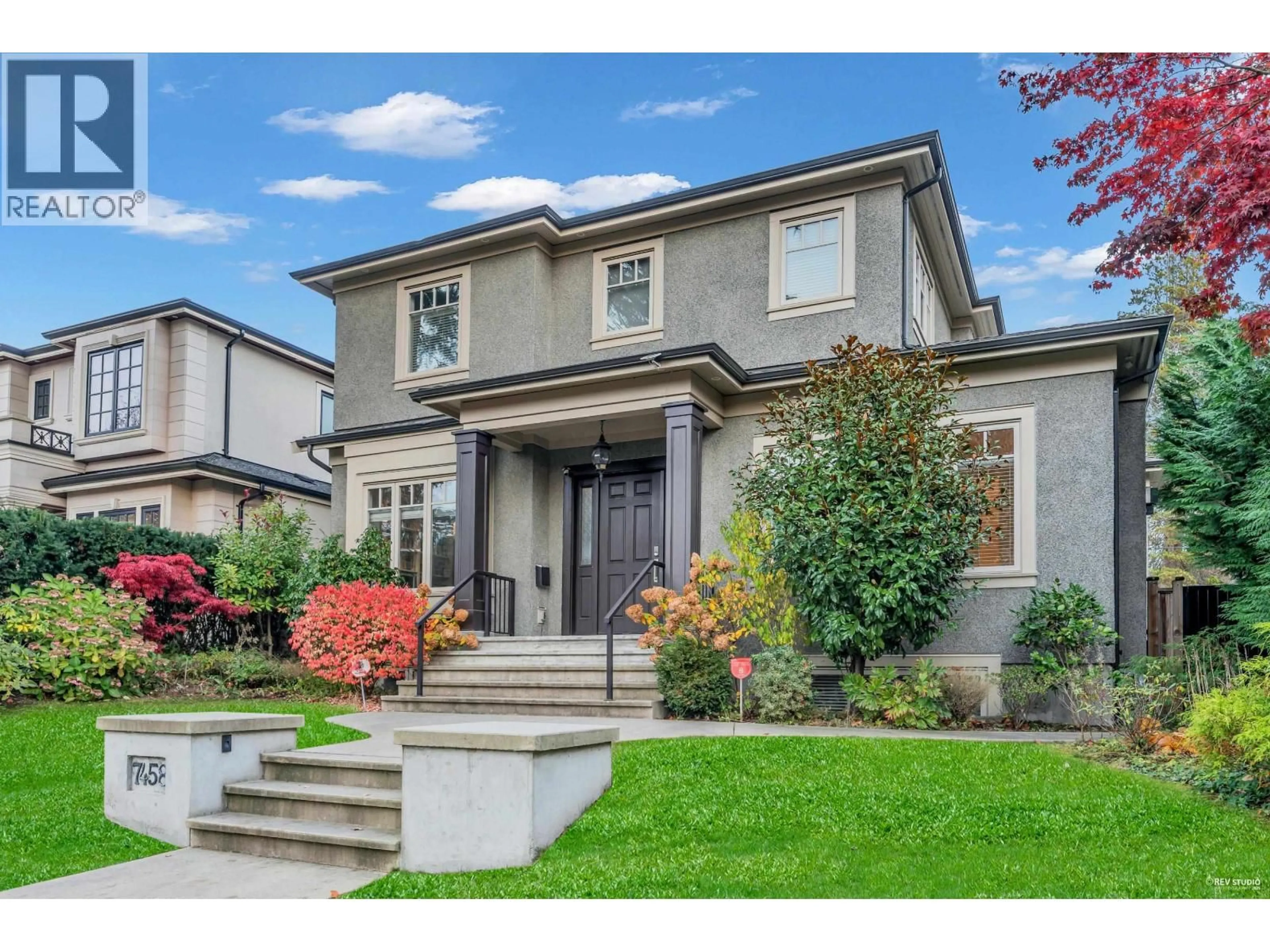 Home with brick exterior material, street for 7458 MAPLE STREET, Vancouver British Columbia V6P5P7