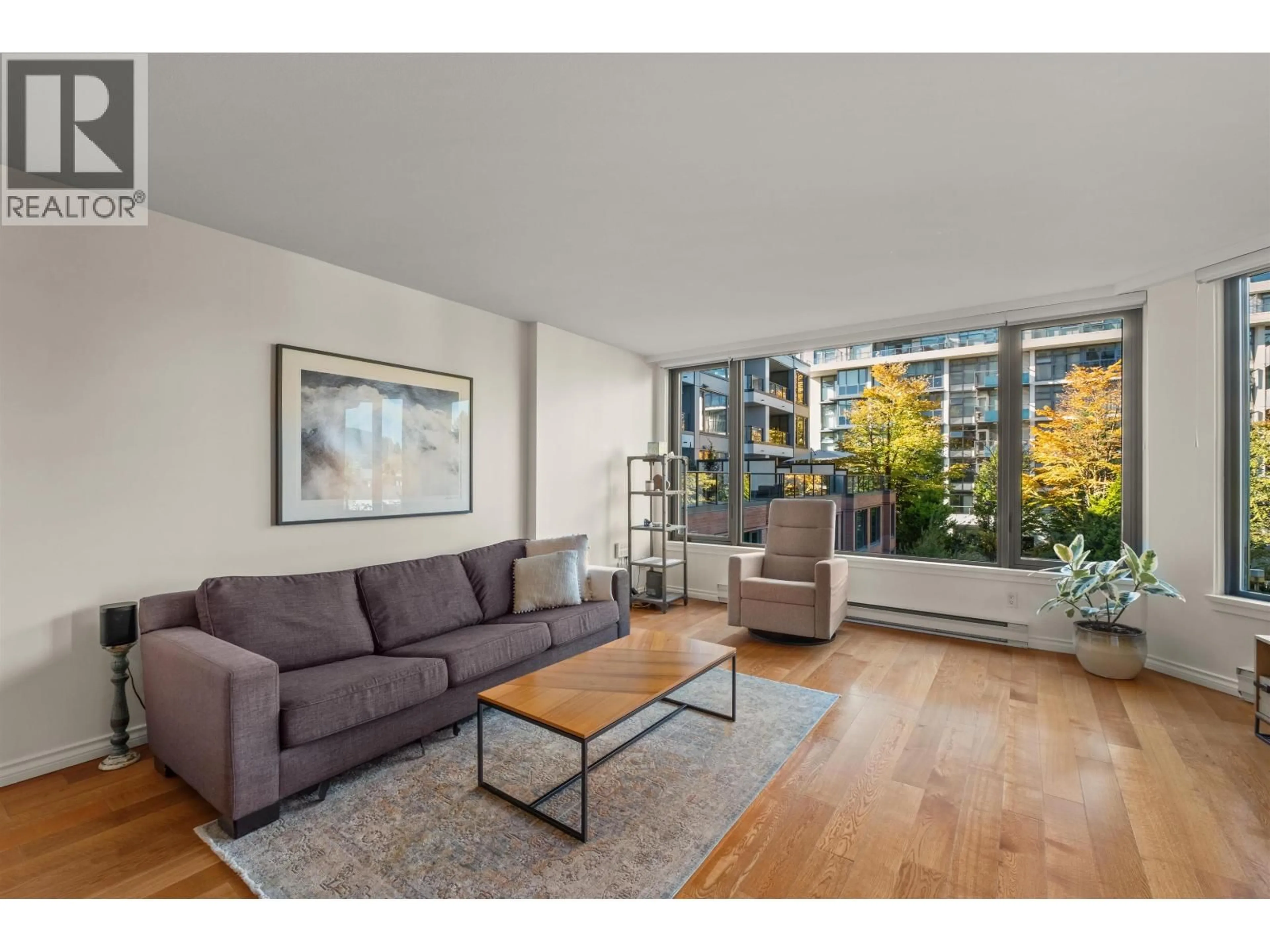 Living room with furniture, wood/laminate floor for 301 - 2201 PINE STREET, Vancouver British Columbia V6J5E7