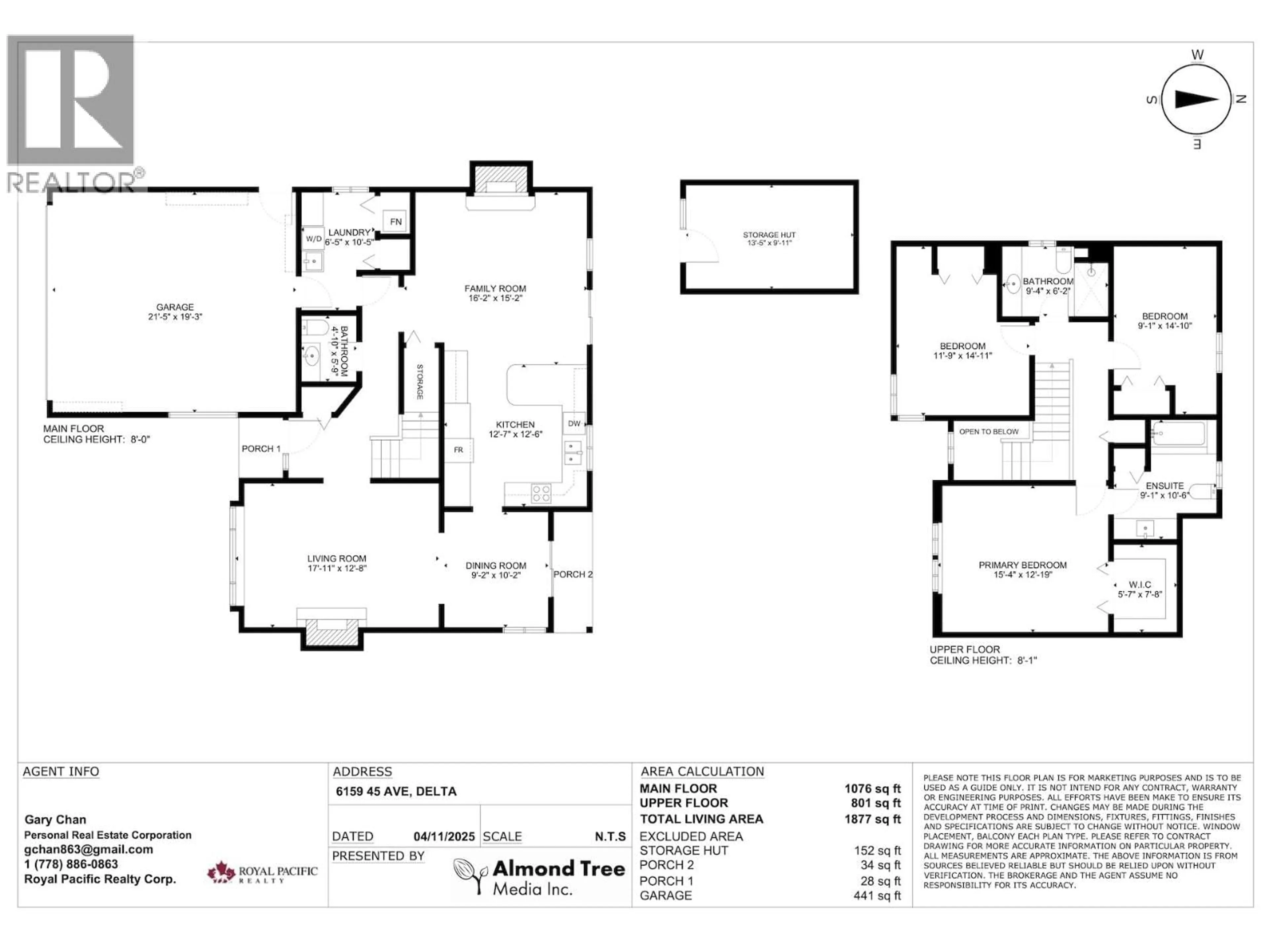 Floor plan for 6159 45 AVENUE, Delta British Columbia V4K4P9