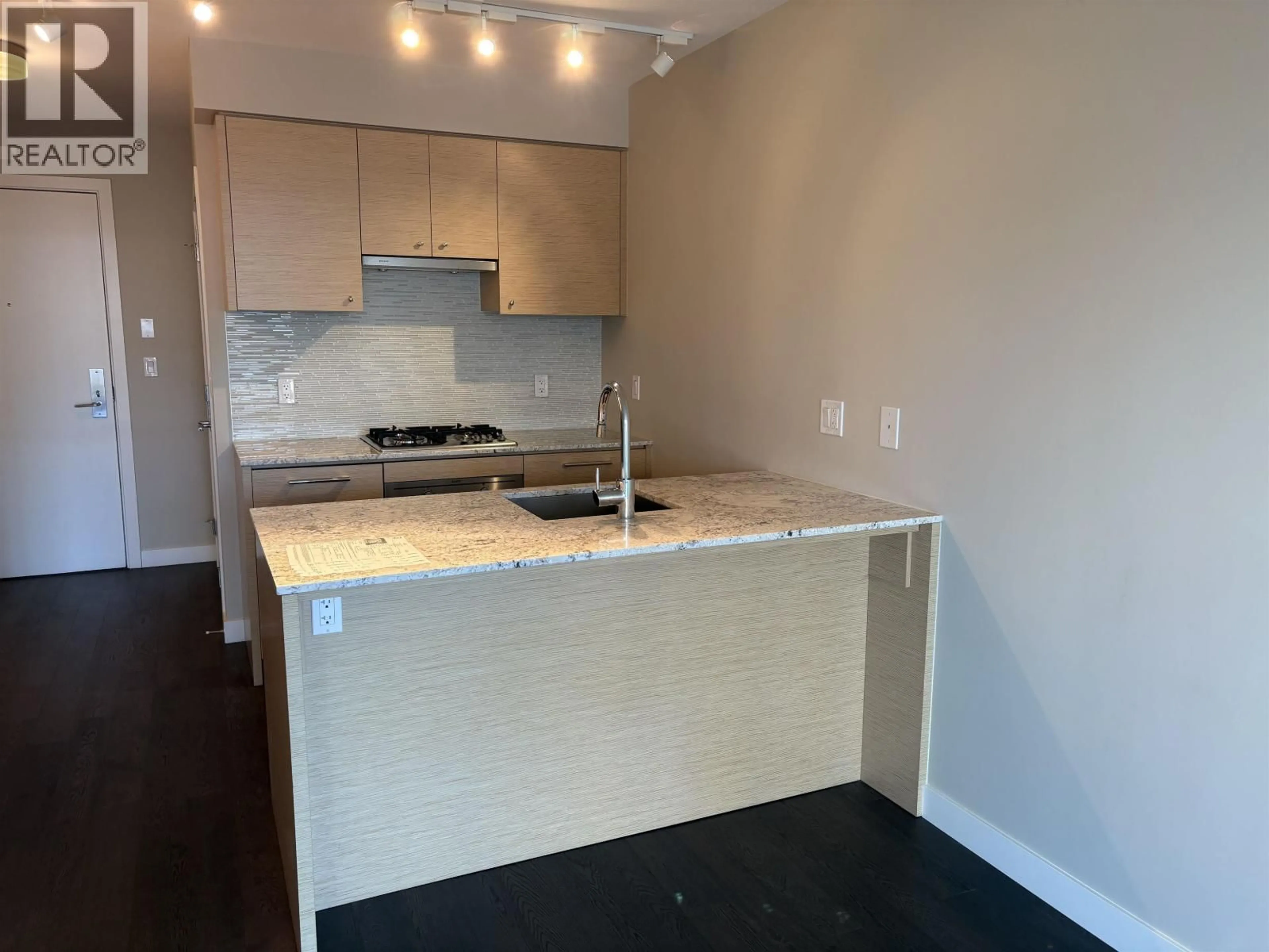 Standard kitchen, wood/laminate floor for 705 - 6180 COONEY ROAD, Richmond British Columbia V6Y0H2