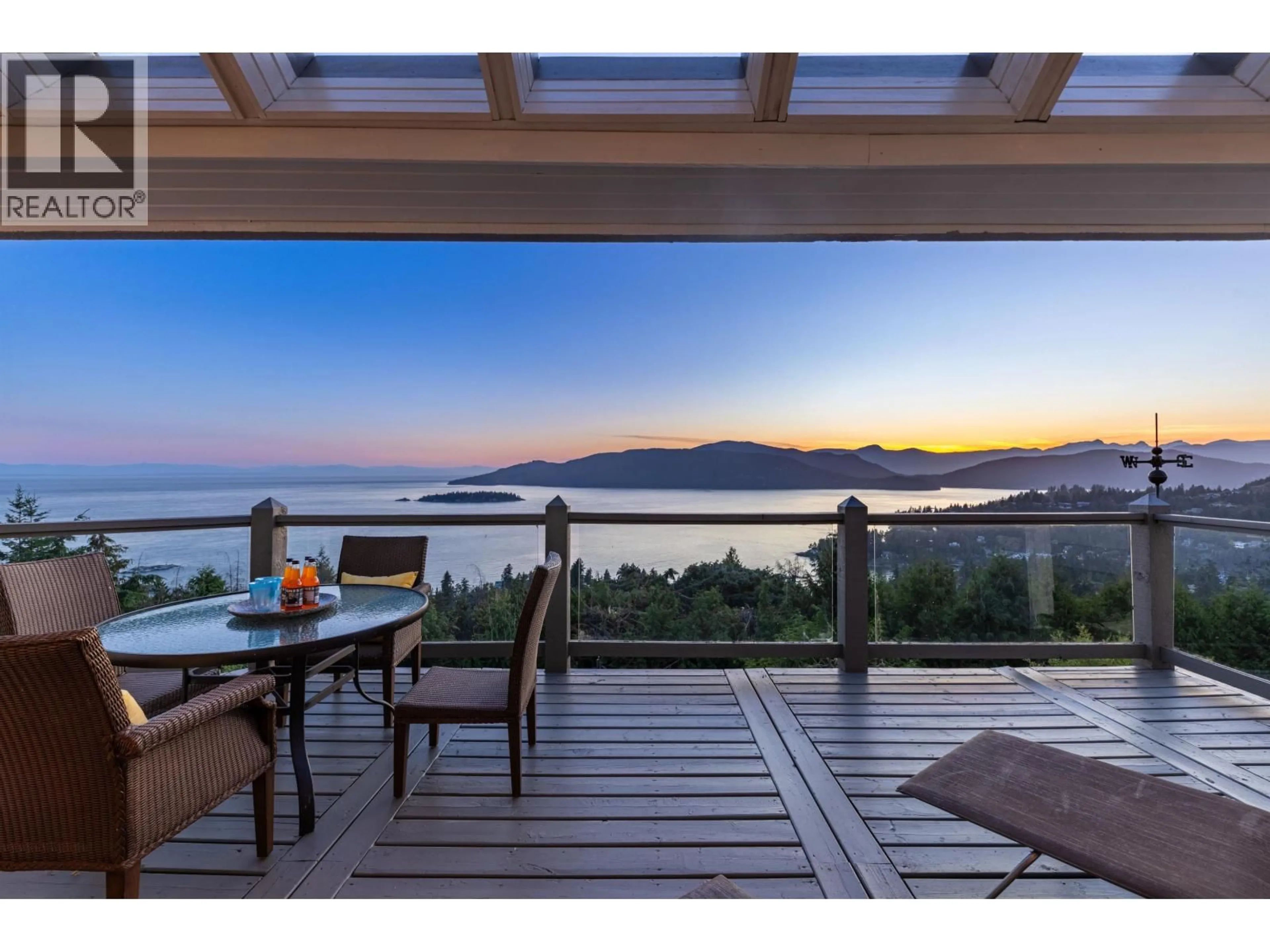 Patio, water/lake/river/ocean view for 5433 MONTE BRE PLACE, West Vancouver British Columbia V7W3A8