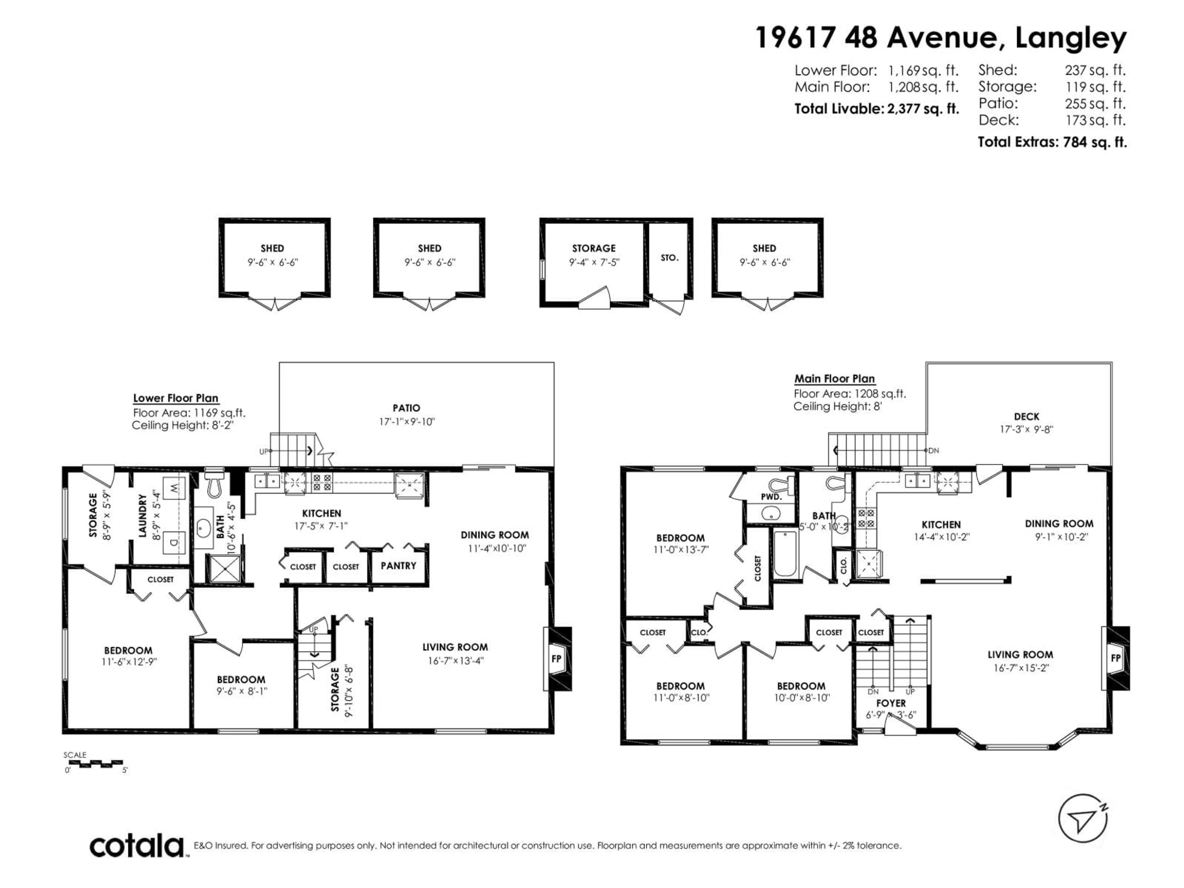 Floor plan for 19617 48, Langley British Columbia V3A3K7