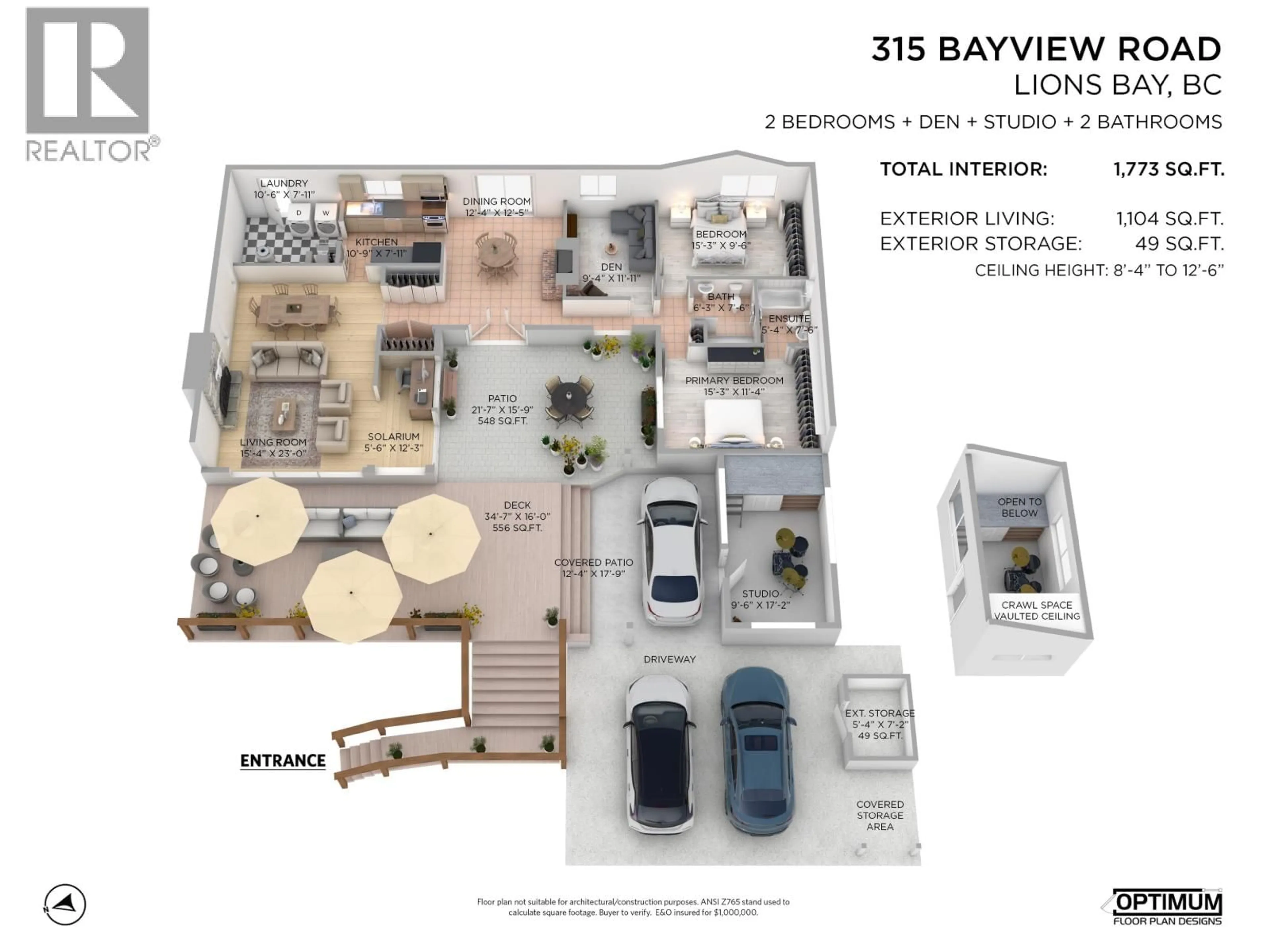 Floor plan for 315 BAYVIEW ROAD, Lions Bay British Columbia V0N2E0