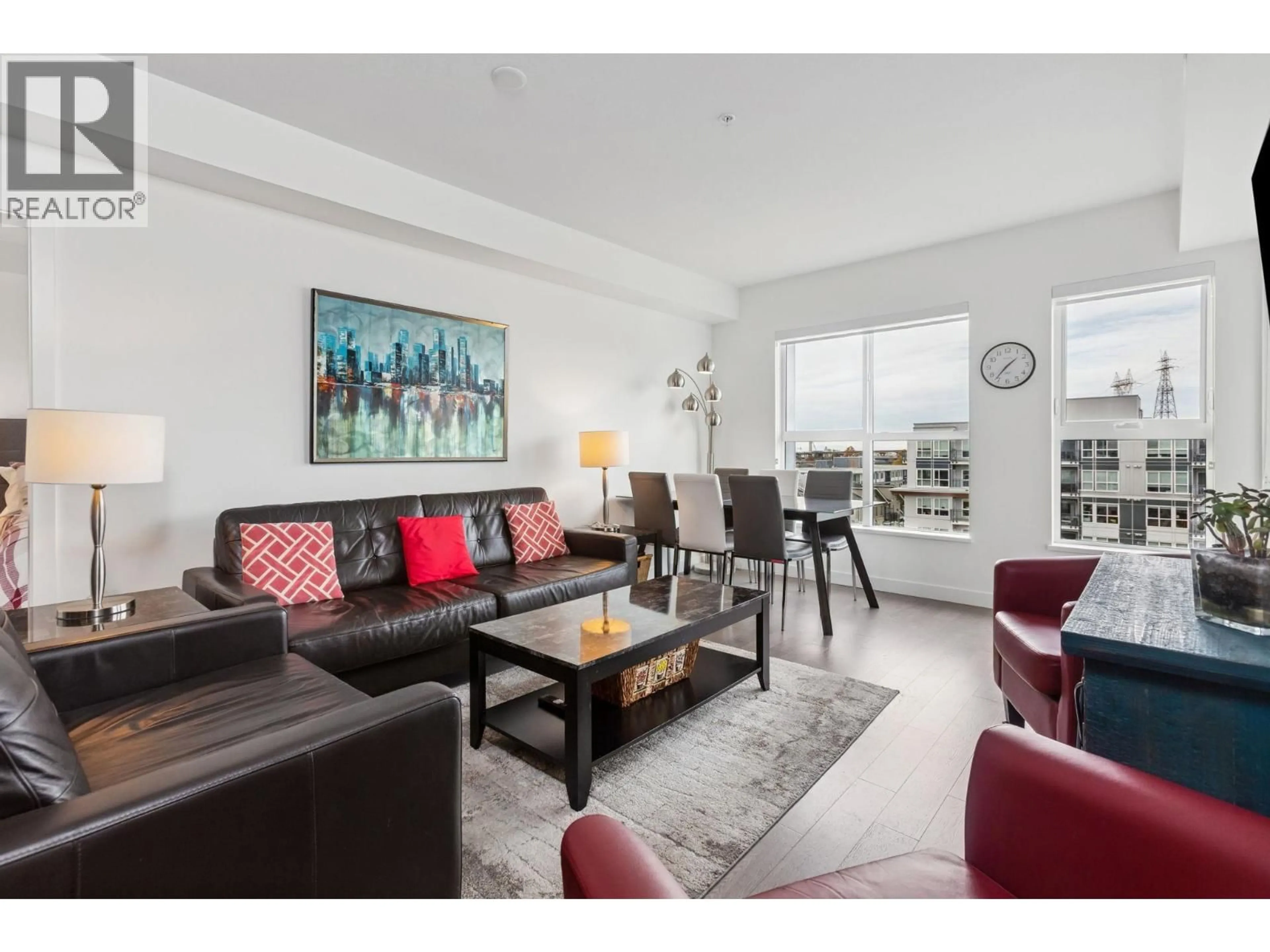 Living room with furniture, unknown for 609 - 10177 RIVER DRIVE, Richmond British Columbia V6X0S2