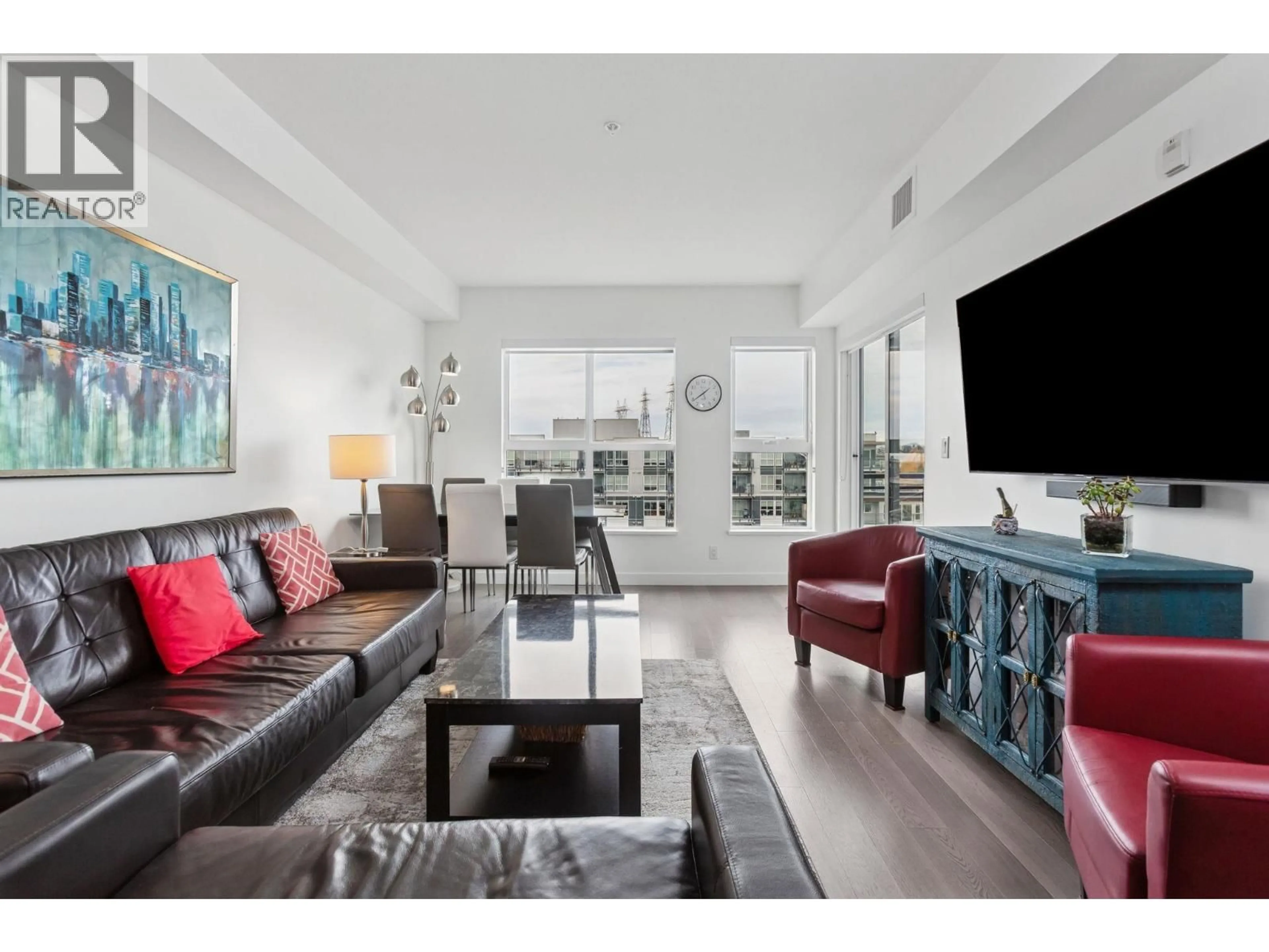 Living room with furniture, unknown for 609 - 10177 RIVER DRIVE, Richmond British Columbia V6X0S2