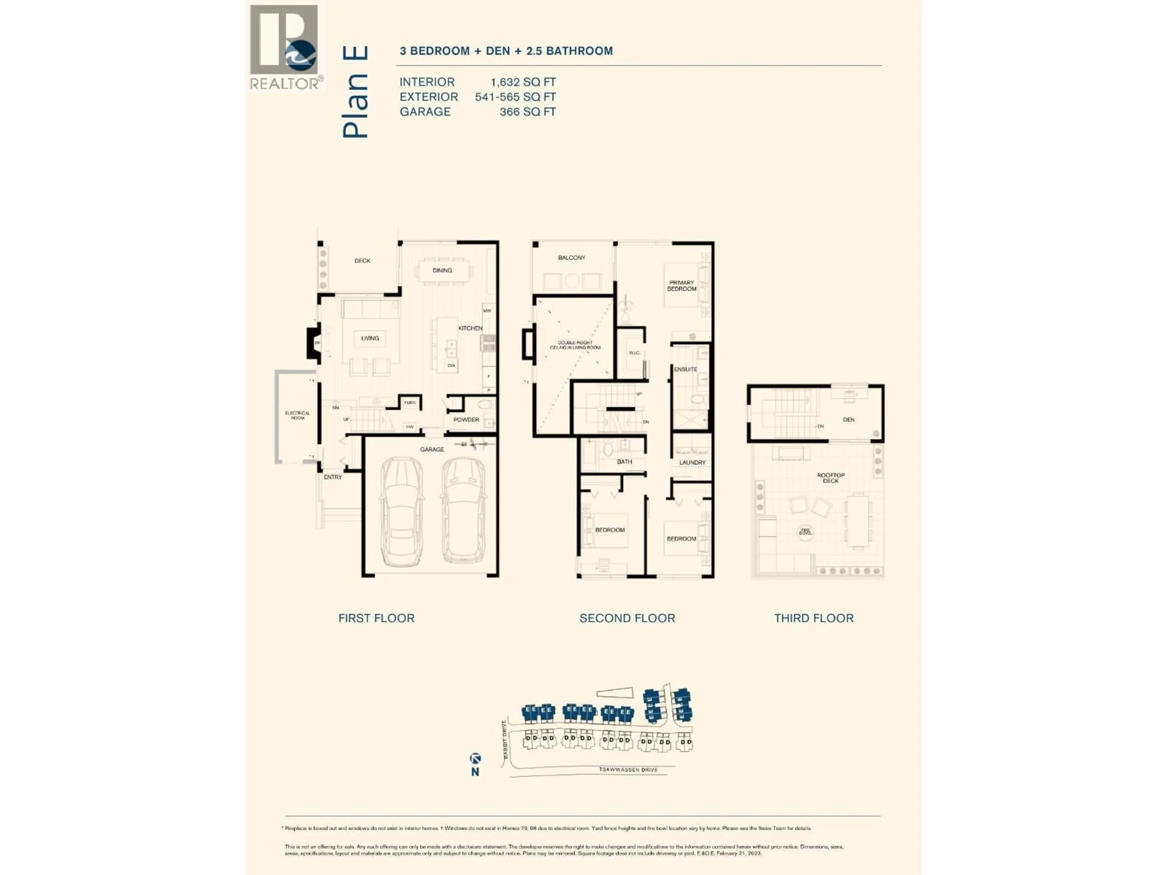 Floor plan for 98 - 2426 RABBIT DRIVE, Tsawwassen British Columbia V4M0E1