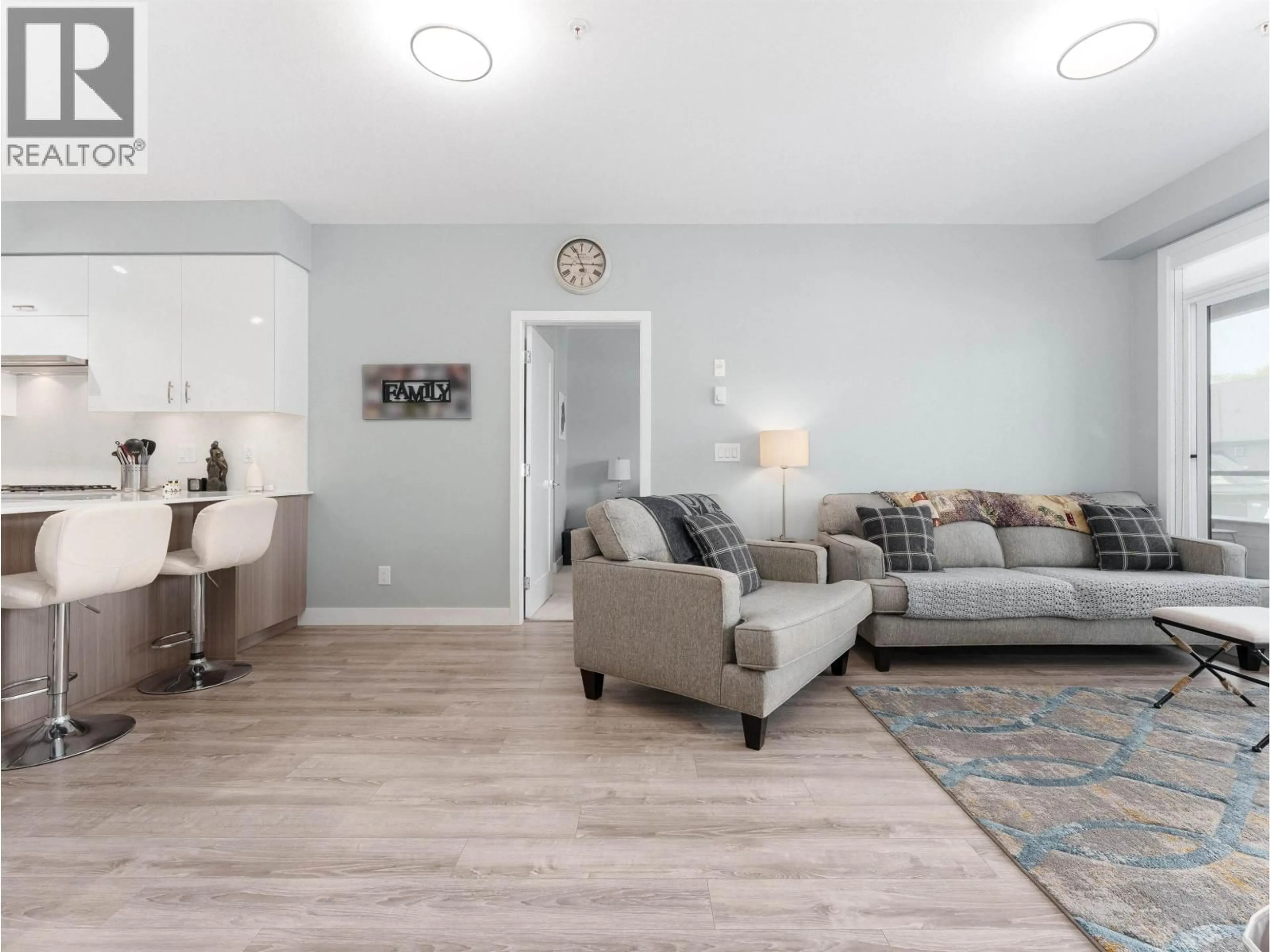 Living room with furniture, unknown for 301 - 3971 HASTINGS STREET, Burnaby British Columbia V5C2H8