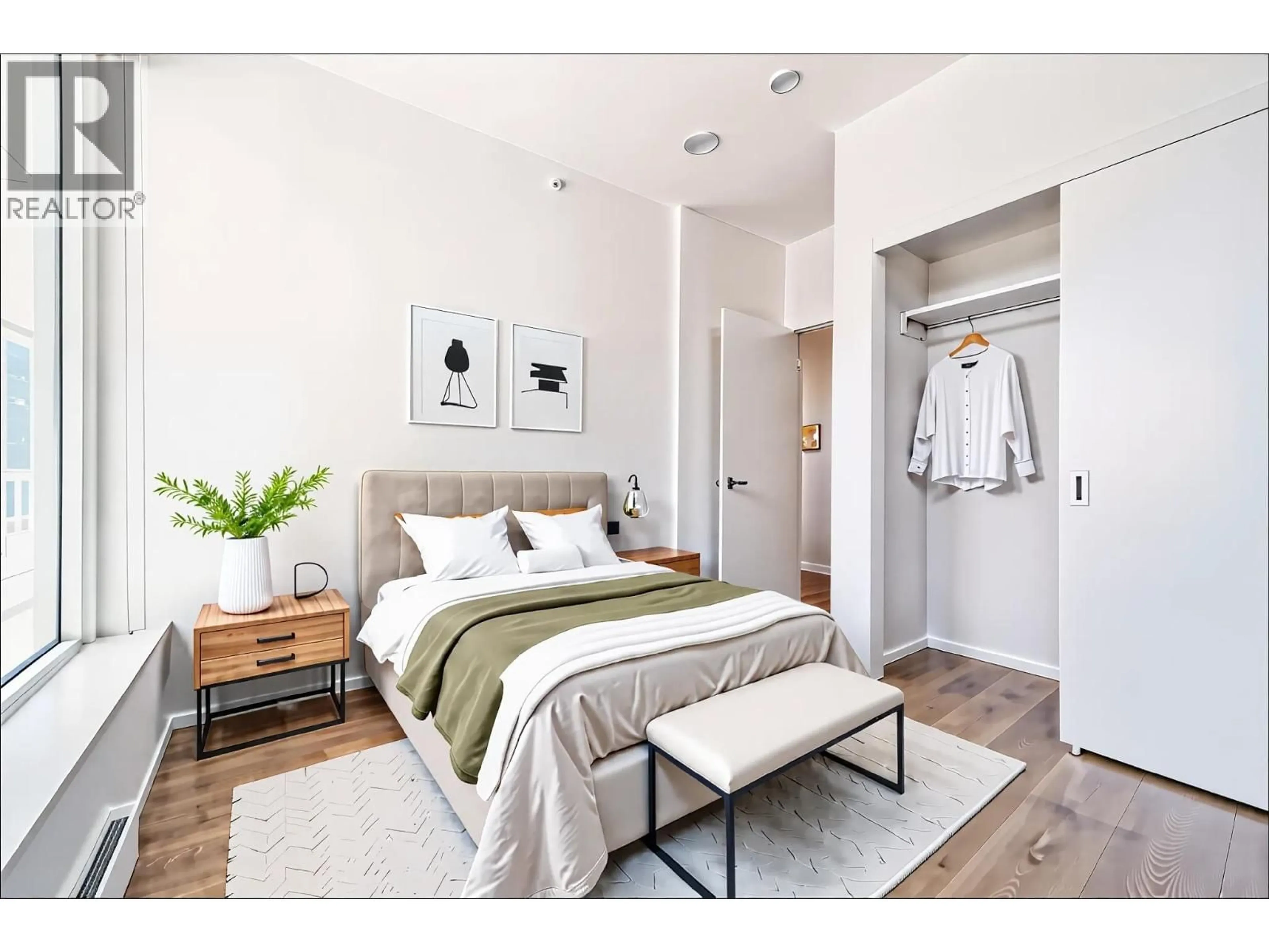 Bedroom with bed, unknown for 3205 - 4650 BRENTWOOD BOULEVARD, Burnaby British Columbia V5C0M3